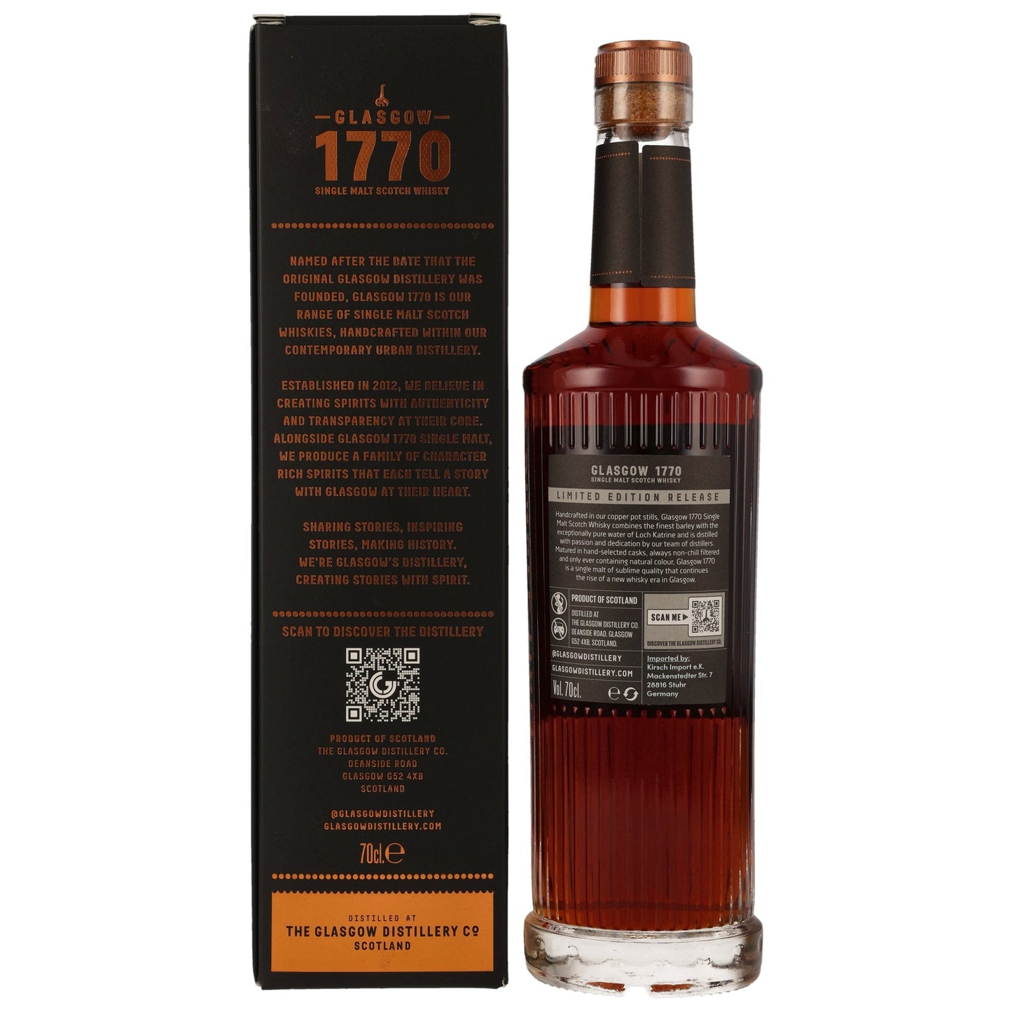 1770 Glasgow | Oloroso Cask #18/1192 | 2018/2024 | Peated | 6 Jahre | 62%GET A BOTTLE