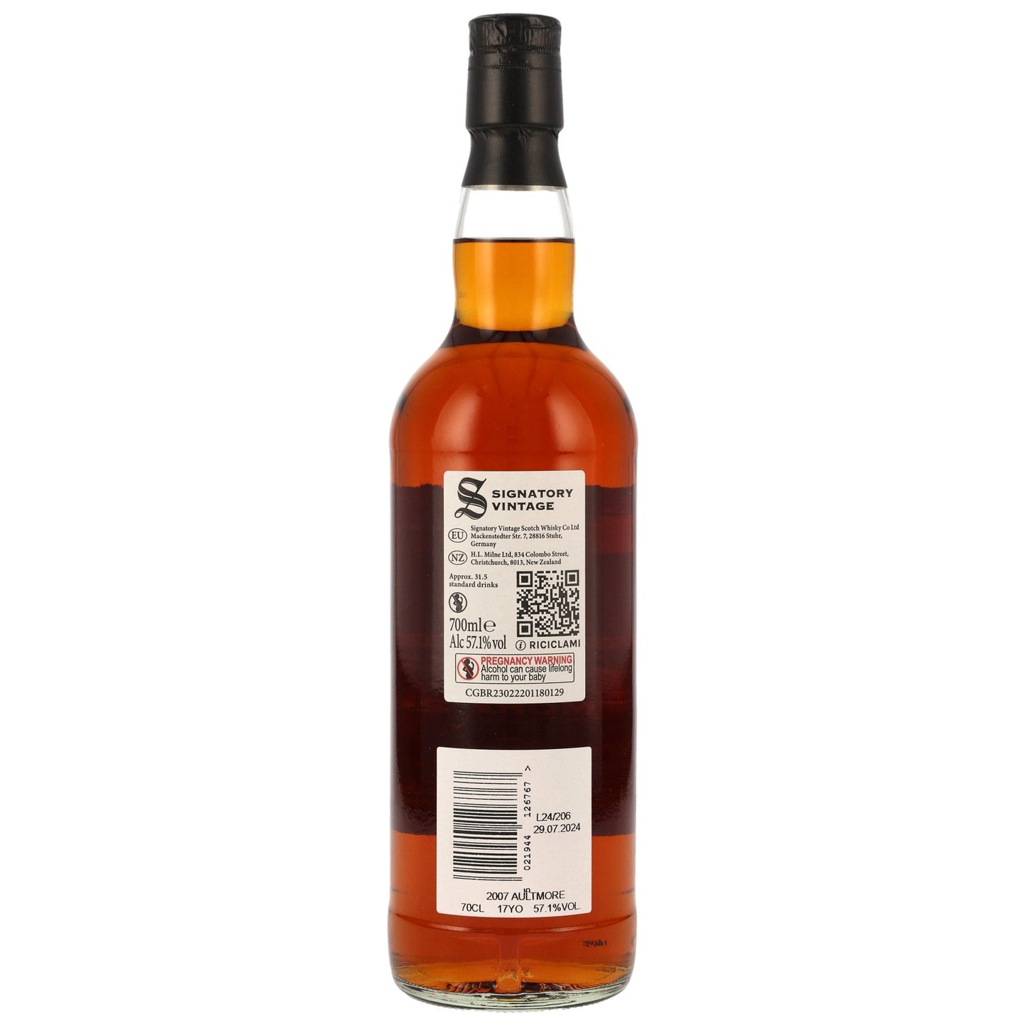 Aultmore | 100 Proof Edition #5 | Signatory Vintage | 17 Jahre | 2007/2024 | 57,1%GET A BOTTLE