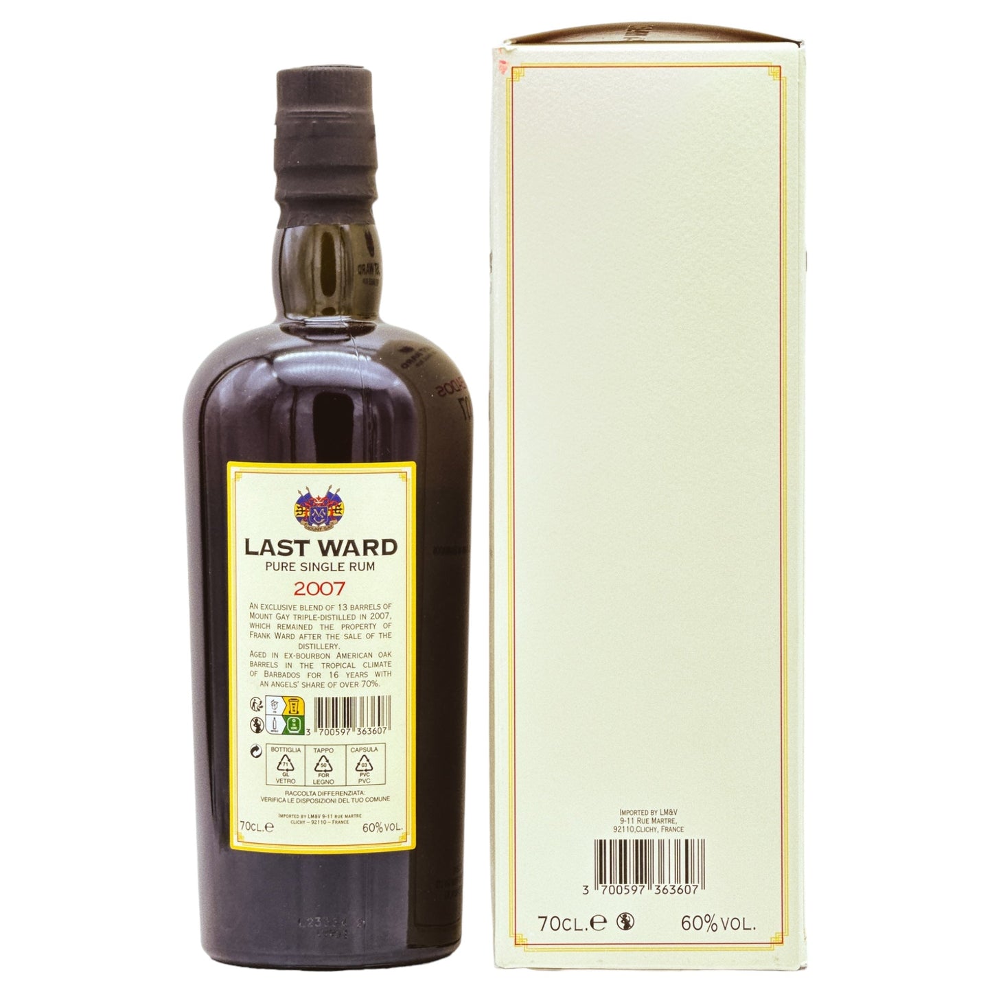 Last Ward Barbados 2007 Pure Single Rum | 16 Years | 60%GET A BOTTLE