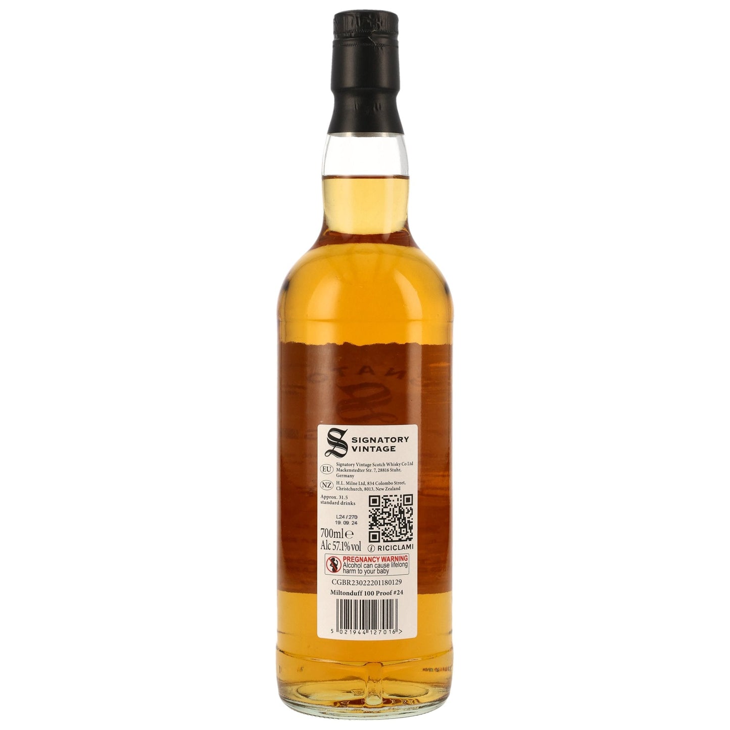 Miltonduff | 100 Proof Edition #24 | Signatory Vintage | 2015/2024 | 8 Jahre | 57,1%GET A BOTTLE