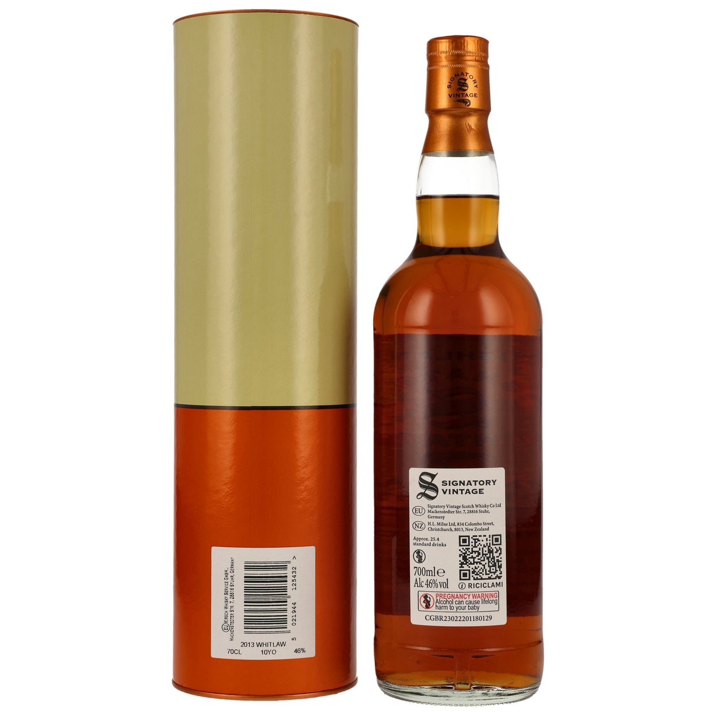 Whitlaw | 10 Jahre | 2013/2024 | Sherry Casks | Signatory Vintage | 46%GET A BOTTLE