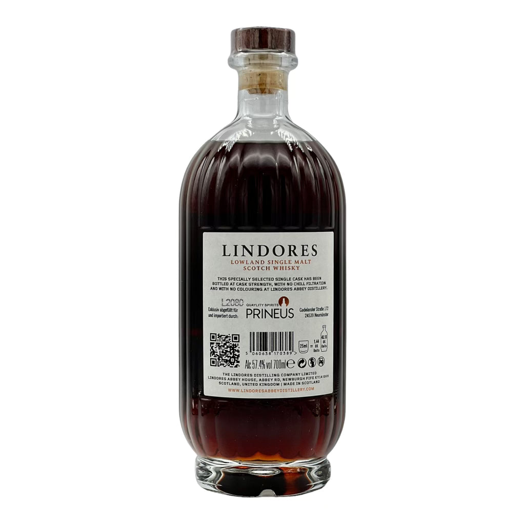 Lindores | The Exclusive Cask | Port Pipe/Sherry Butt #2018/0588 | 0,7l | 57,4%GET A BOTTLE