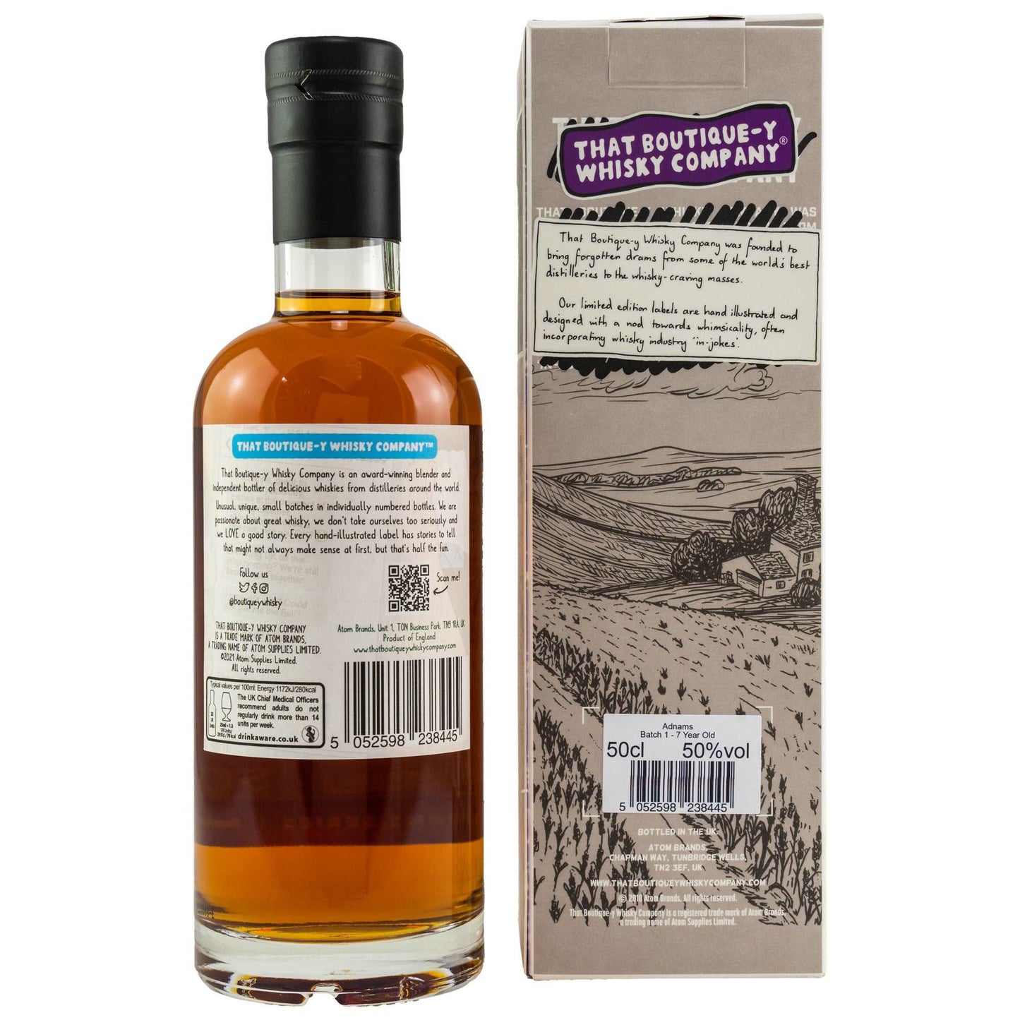 Adnams | 7 Jahre | Batch 1 | That Boutique-y Whisky Company | 0,5l | 50%GET A BOTTLE