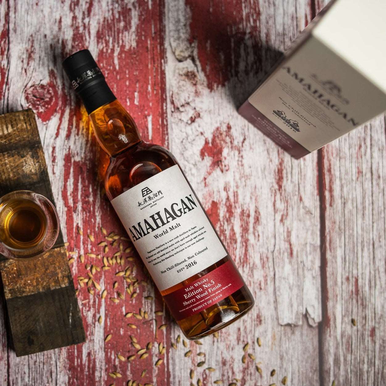 Amahagan | World Malt Edition No. 5 | Sherry Wood Finish | Blended Japanese Whisky | 0,7l | 47%GET A BOTTLE