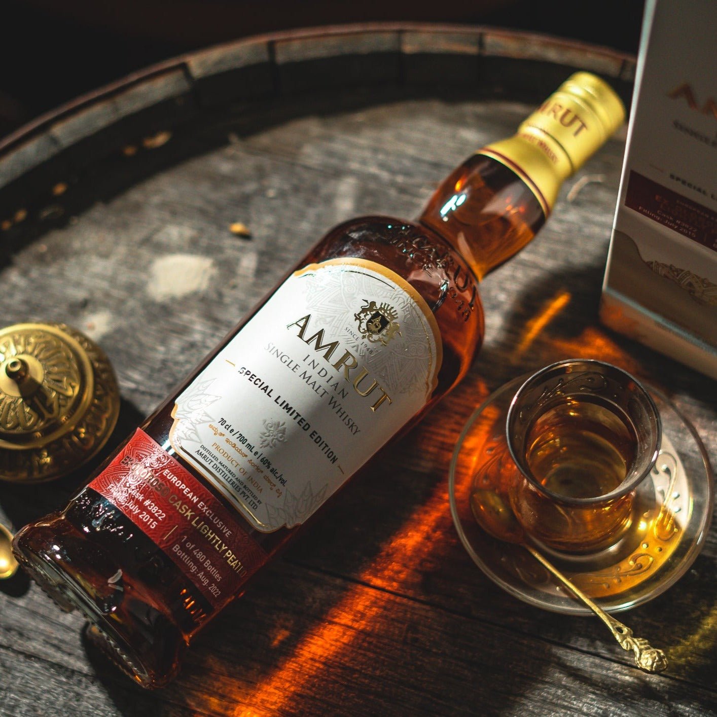 Amrut | 7 Jahre | 2015/2022 | Oloroso Cask #3822 | Indian Whisky | 0,7l | 60%GET A BOTTLE