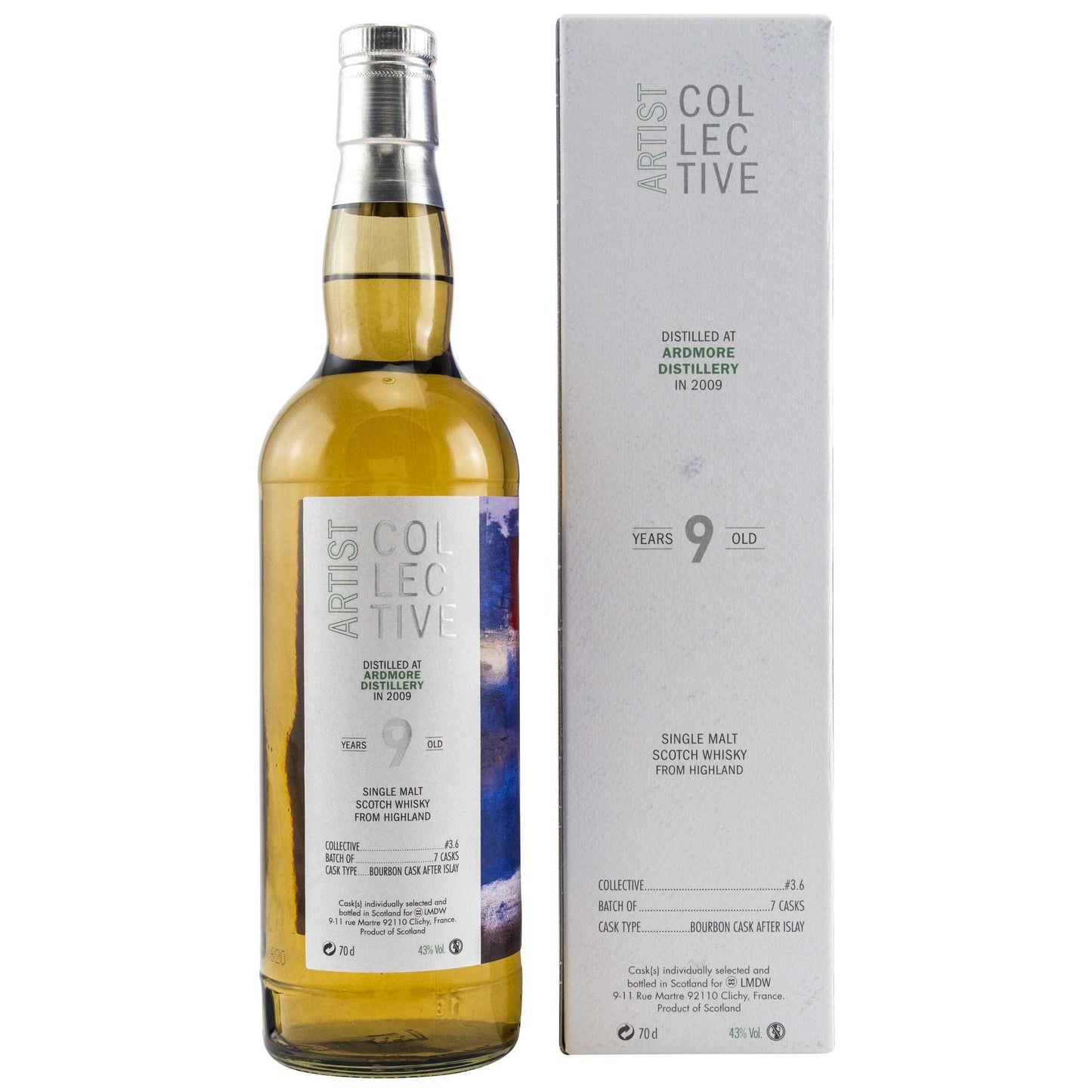Ardmore | 9 Jahre | 2009/2019 | Artist Collective | 0,7l | 43%GET A BOTTLE