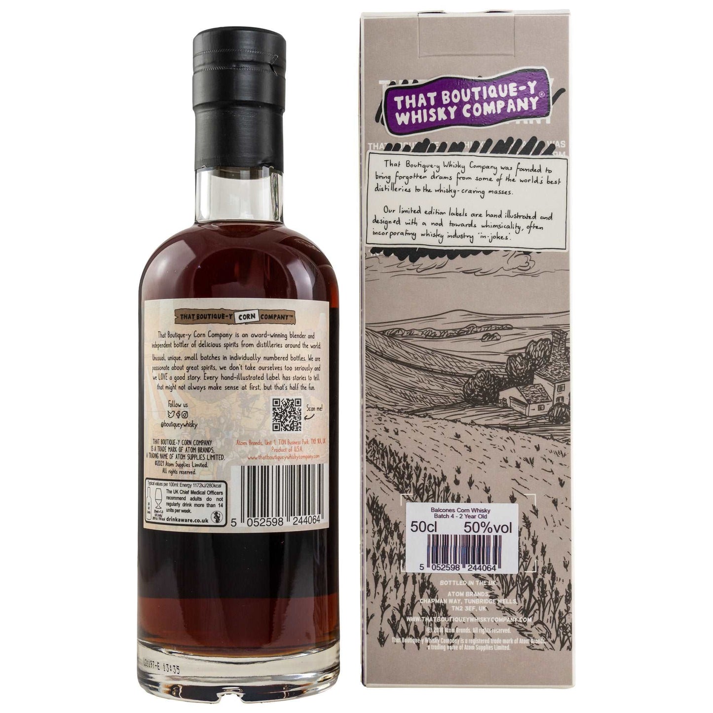 Balcones | 2 Jahre | Batch 4 | Wine Cask Series | TBWC | Texas Corn Spirit | 0,5l | 50%GET A BOTTLE