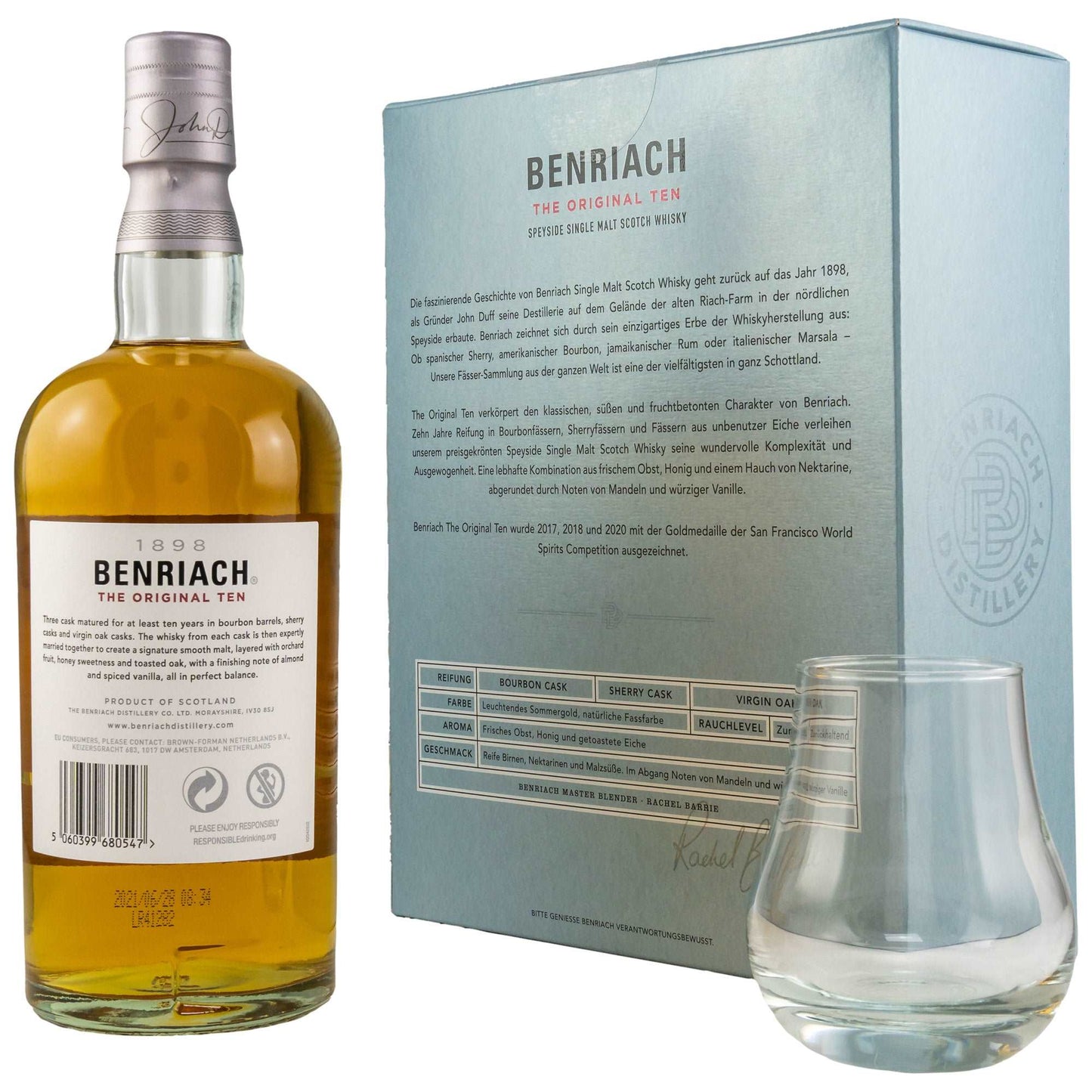 BenRiach | 10 Jahre | The Original Ten | Geschenkset mit Tumbler | 0,7l | 43%GET A BOTTLE