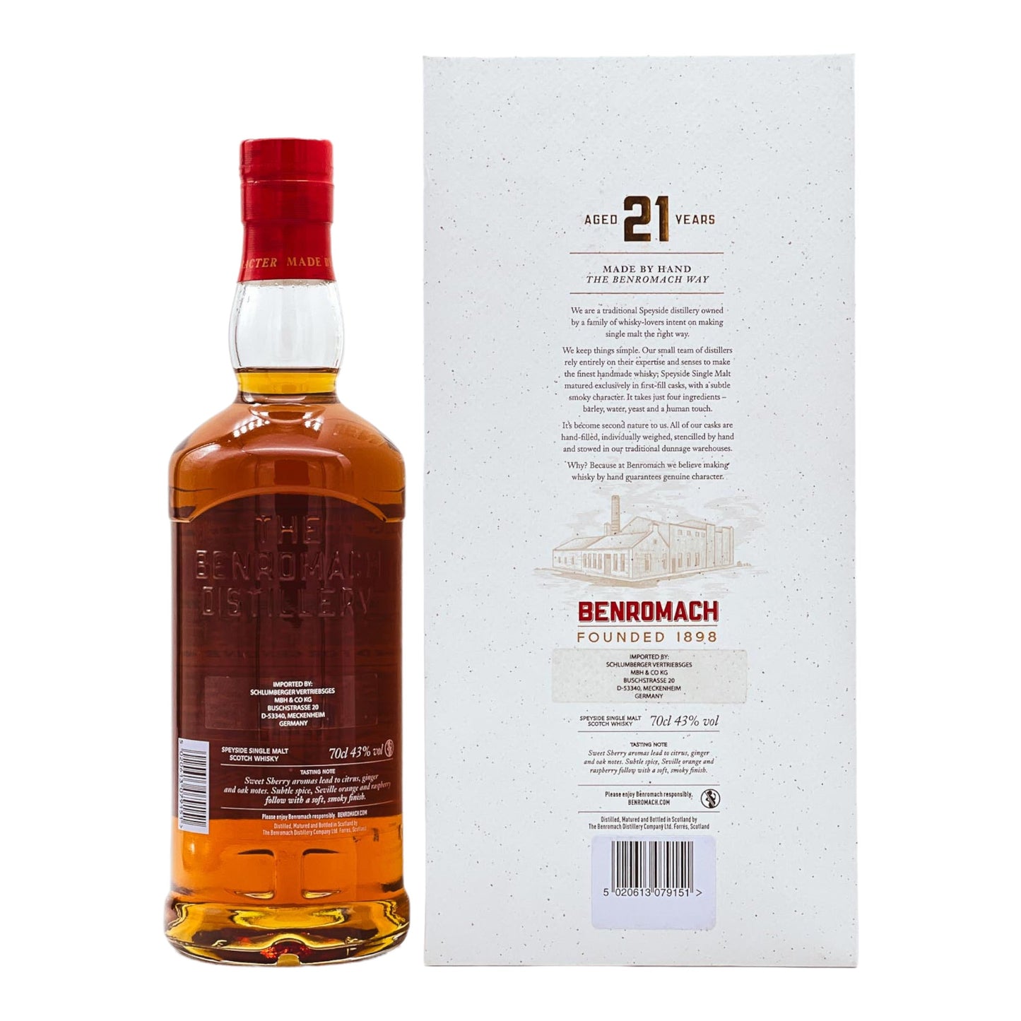 Benromach | 21 Jahre | 0,7l | 43%GET A BOTTLE
