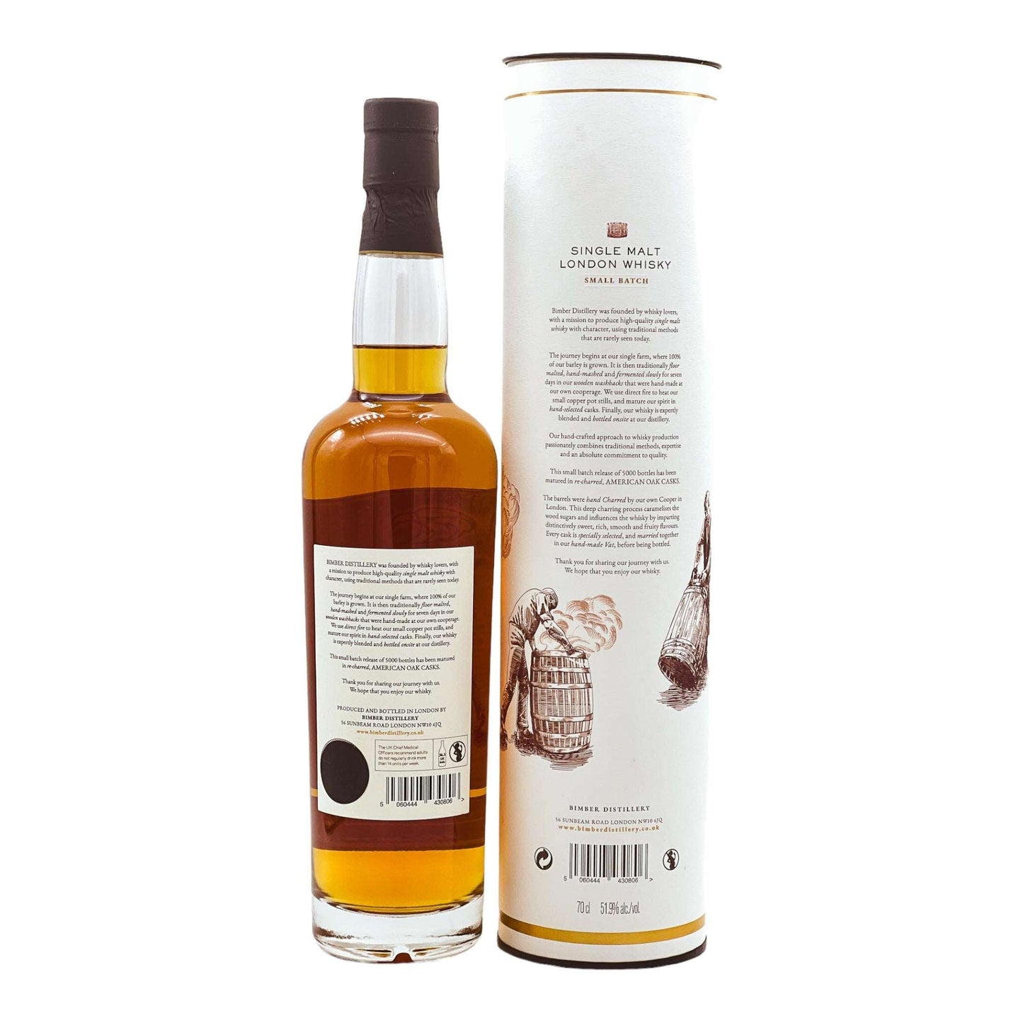 Bimber | Re-Charred Oak Casks Char Level #4 | Batch 01/2019 | 0,7l | 51,9%GET A BOTTLE