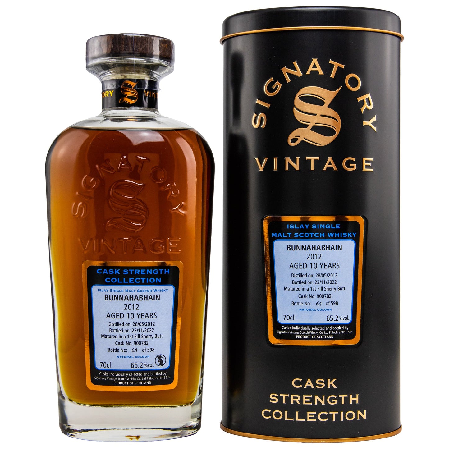 Bunnahabhain | 10 Jahre | 2012/2022 | Cask #900782 | Signatory Vintage Collection | 0,7l | 65,2%GET A BOTTLE