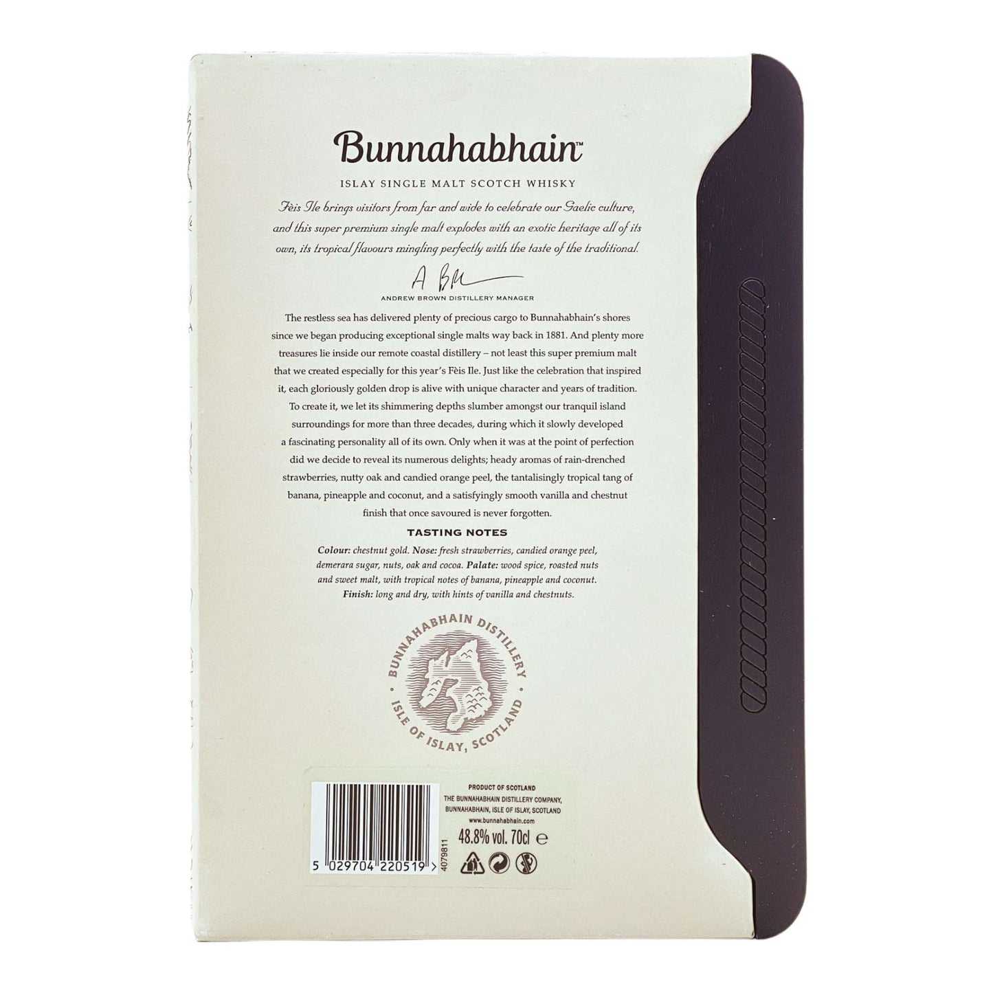 Bunnahabhain | 34 Jahre | Feis Ile 2021 | 1986 TRITHEADS’A CEITHIR | 0,7l | 48,8%GET A BOTTLE