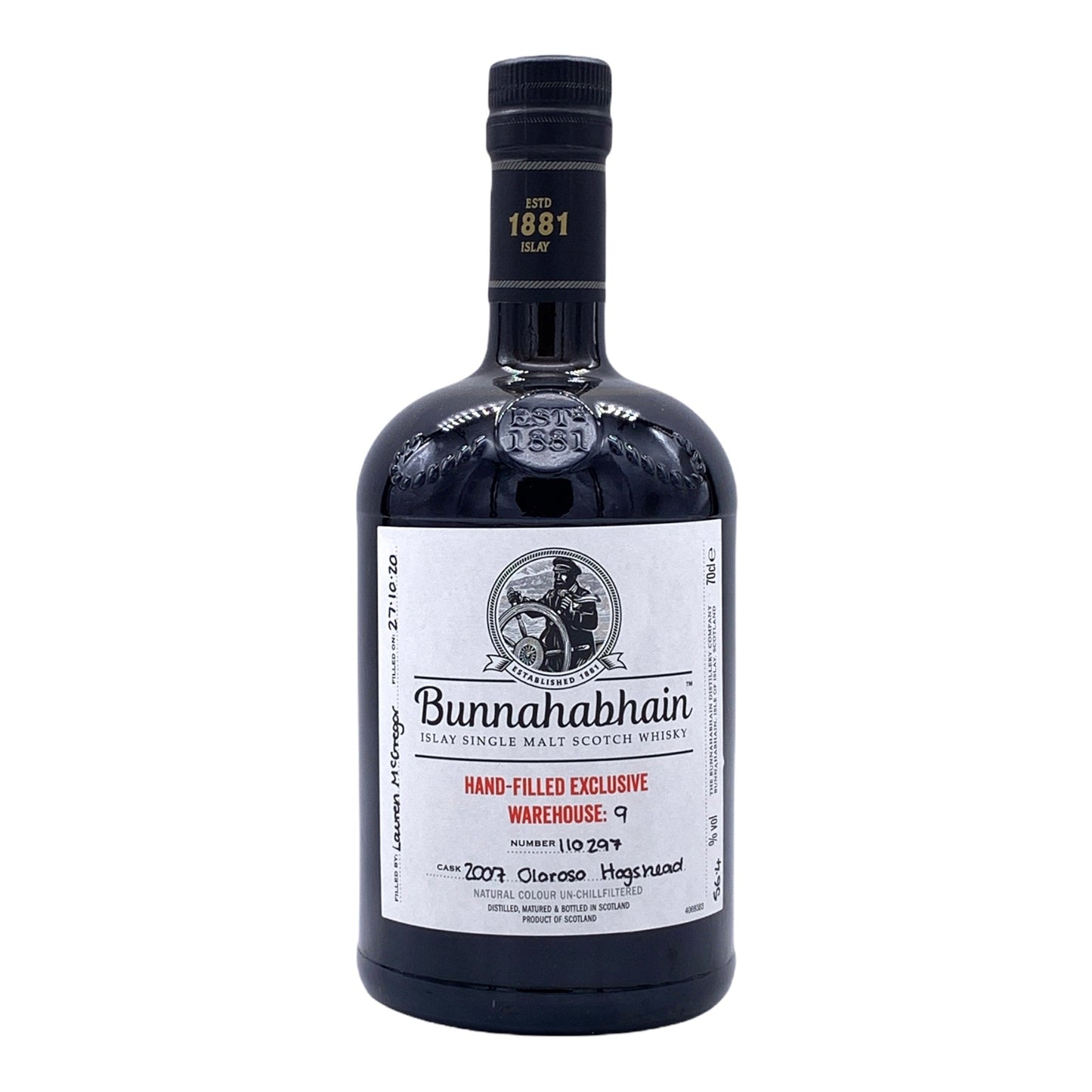 Bunnahabhain | Hand-Filled Exclusive Warehouse #9 Cask 110297 | 2007 Oloroso Hogshead | 0,7l | 56,4%GET A BOTTLE