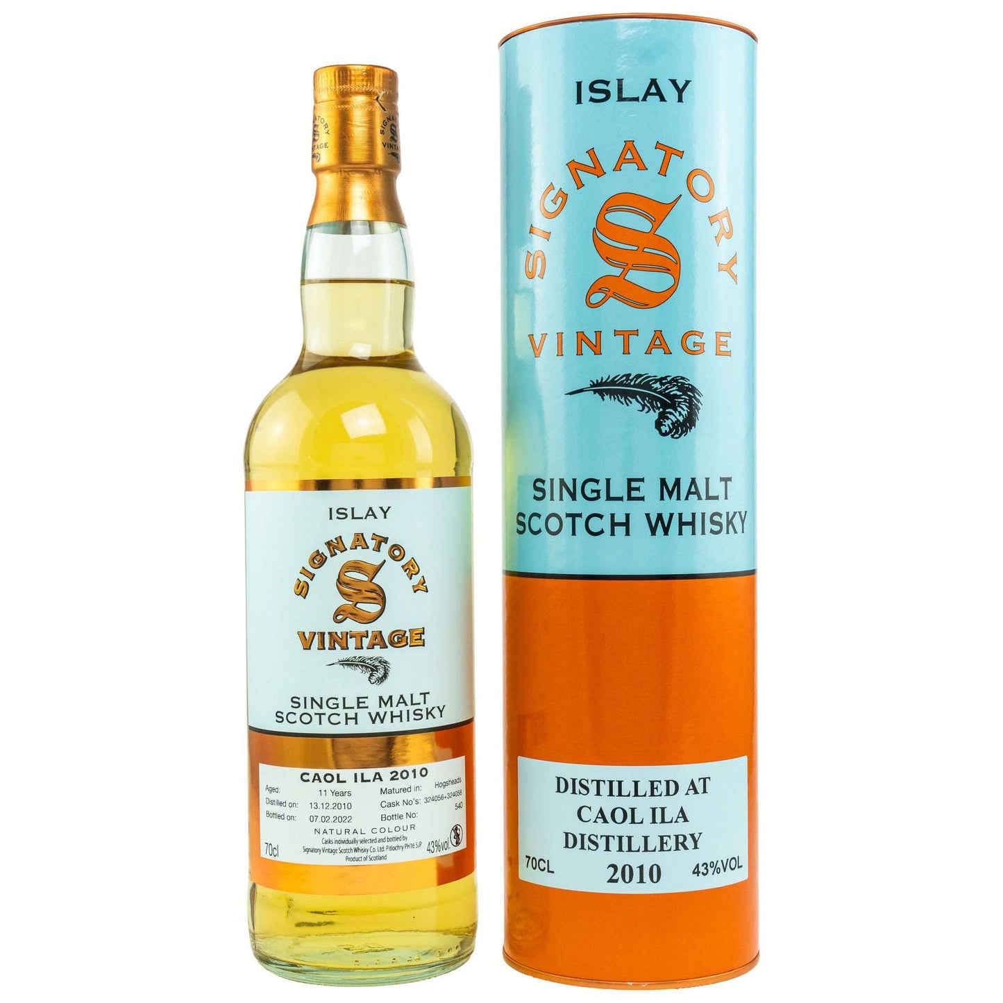 Caol Ila | 11 Jahre | 2010/2022 | Cask #324056+324058 | Signatory Vintage | 0,7l | 43%GET A BOTTLE