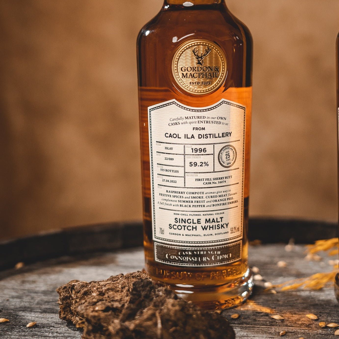 Caol Ila | 25 Jahre | 1996/2022 | Gordon & MacPhail | Connoisseurs Choice | Cask #16074 | 0,7l | 59,2%GET A BOTTLE