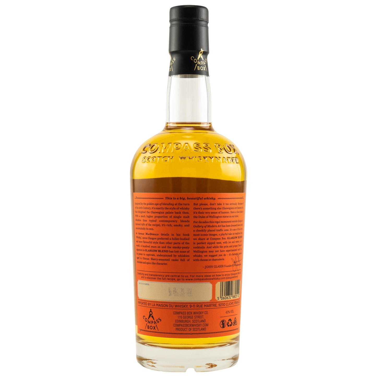 Compass Box | Glasgow Blend | Blended Scotch Whisky | 43%GET A BOTTLE