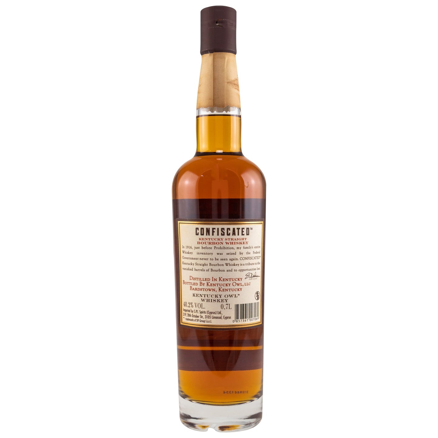 Confiscated | Kentucky Owl | Kentucky Straight Bourbon | 0,7l | 48,2%GET A BOTTLE