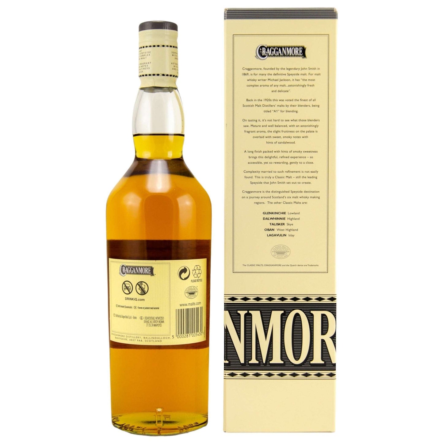 Cragganmore | 12 Jahre | 0,7l | 40%GET A BOTTLE