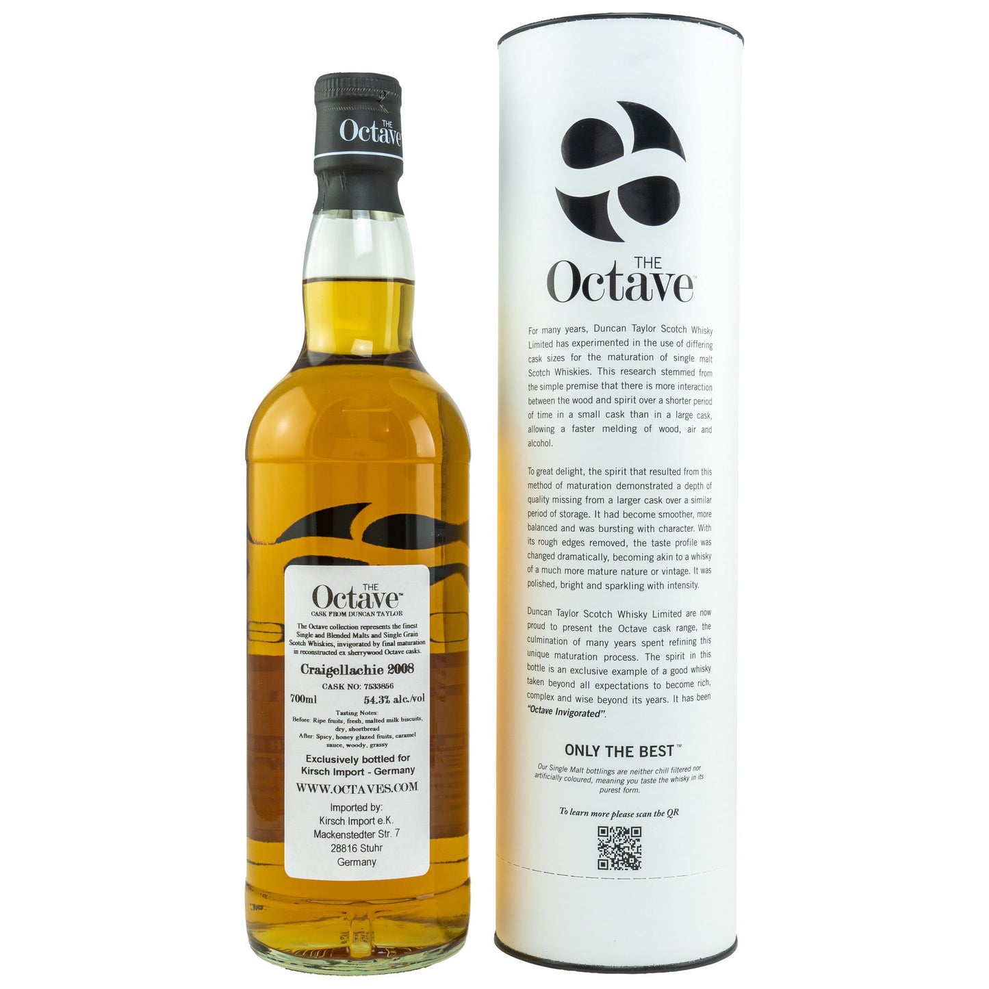 Craigellachie | 13 Jahre | 2008/2022 | Cask #7533856 | The Octave | Duncan Taylor | 0,7l | 54,3%GET A BOTTLE