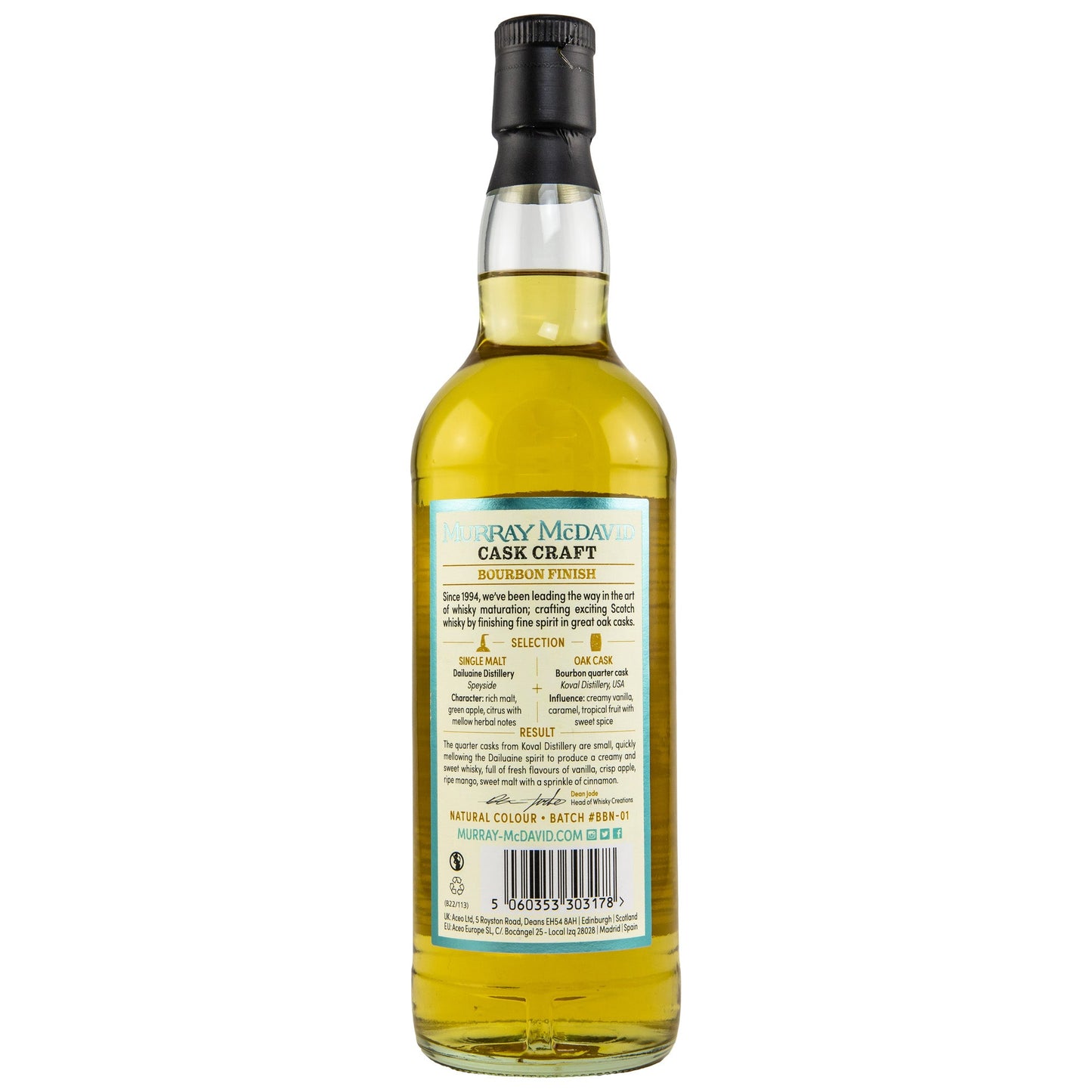 Dailuaine | Murray McDavid | Bourbon Finish | Cask Craft | 0,7l | 44,5%GET A BOTTLE