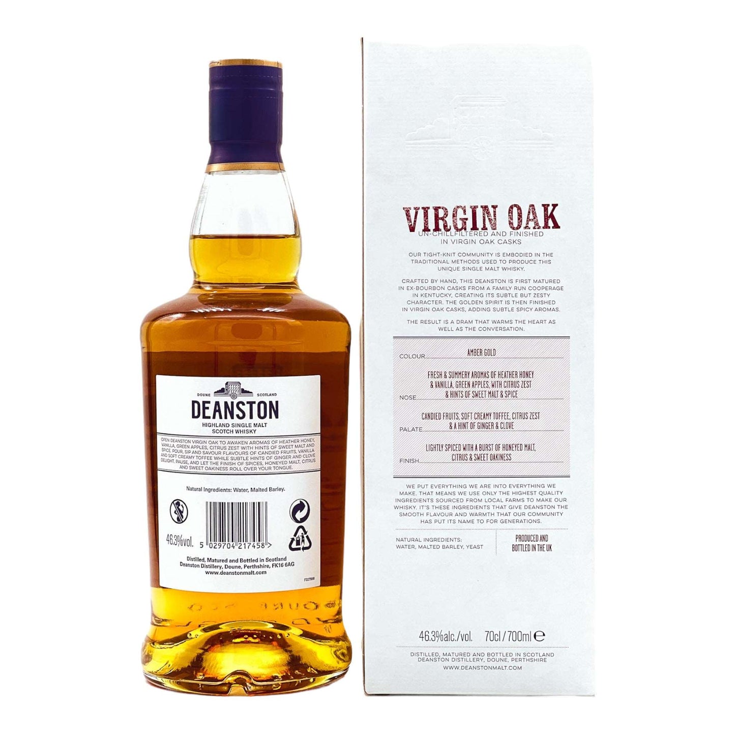 Deanston | Virgin Oak Cask Finish | 0,7l | 46,3%GET A BOTTLE