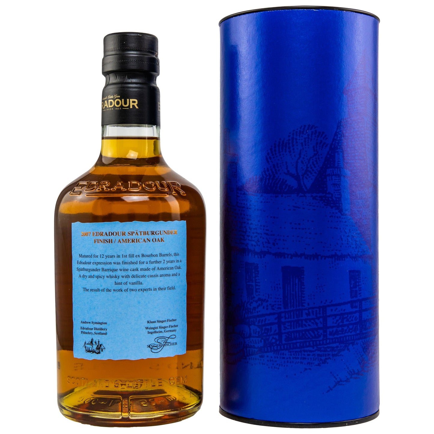 Edradour | 14 Jahre | 2007/2022 | Spätburgunder #601 | Weingut Singer-Fischer | 0,7l | 46%GET A BOTTLE