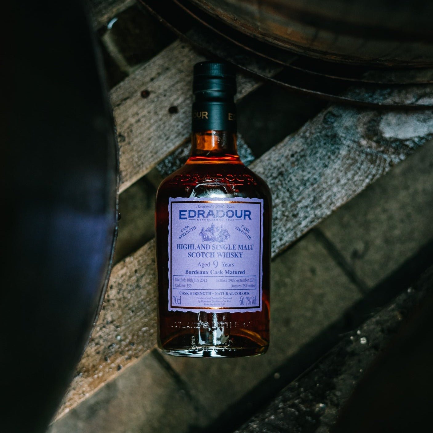 Edradour | 9 Jahre | 2012/2021 | Bordeaux Cask #339 | 0,7l | 60,7%GET A BOTTLE