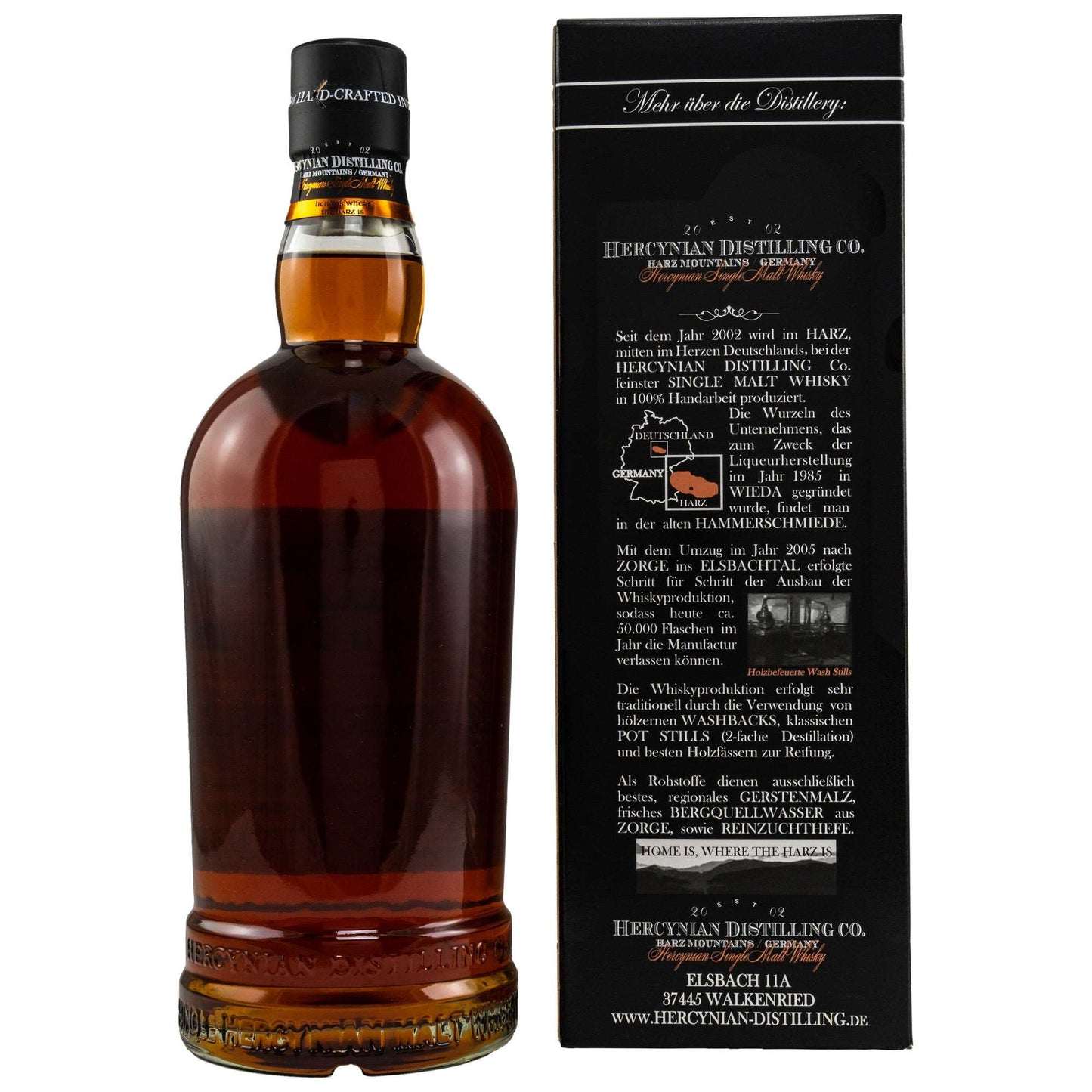 ElsBurn | 7 Jahre | Ruby Port Cask | The Original Hercynian German Whisky | 0,7l | 65%GET A BOTTLE