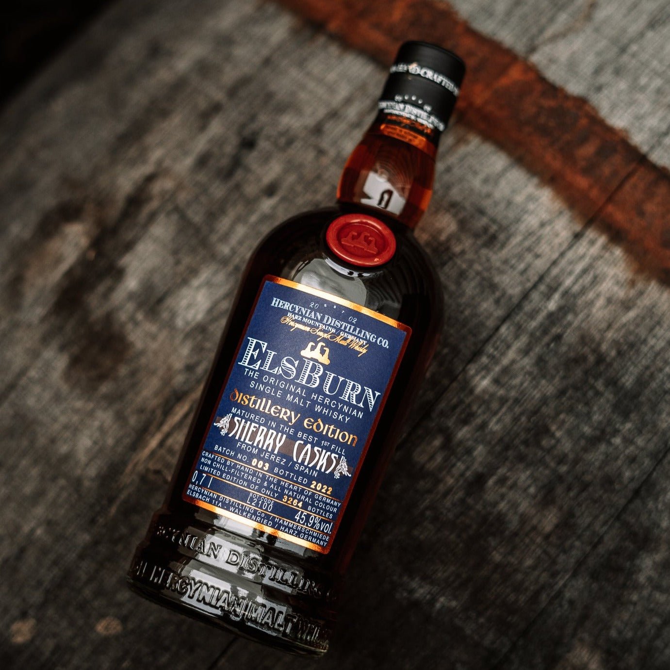 ElsBurn | Distillery Edition 2022 | Batch 003 | The Original Hercynian German Whisky | 0,7l | 45,9%GET A BOTTLE