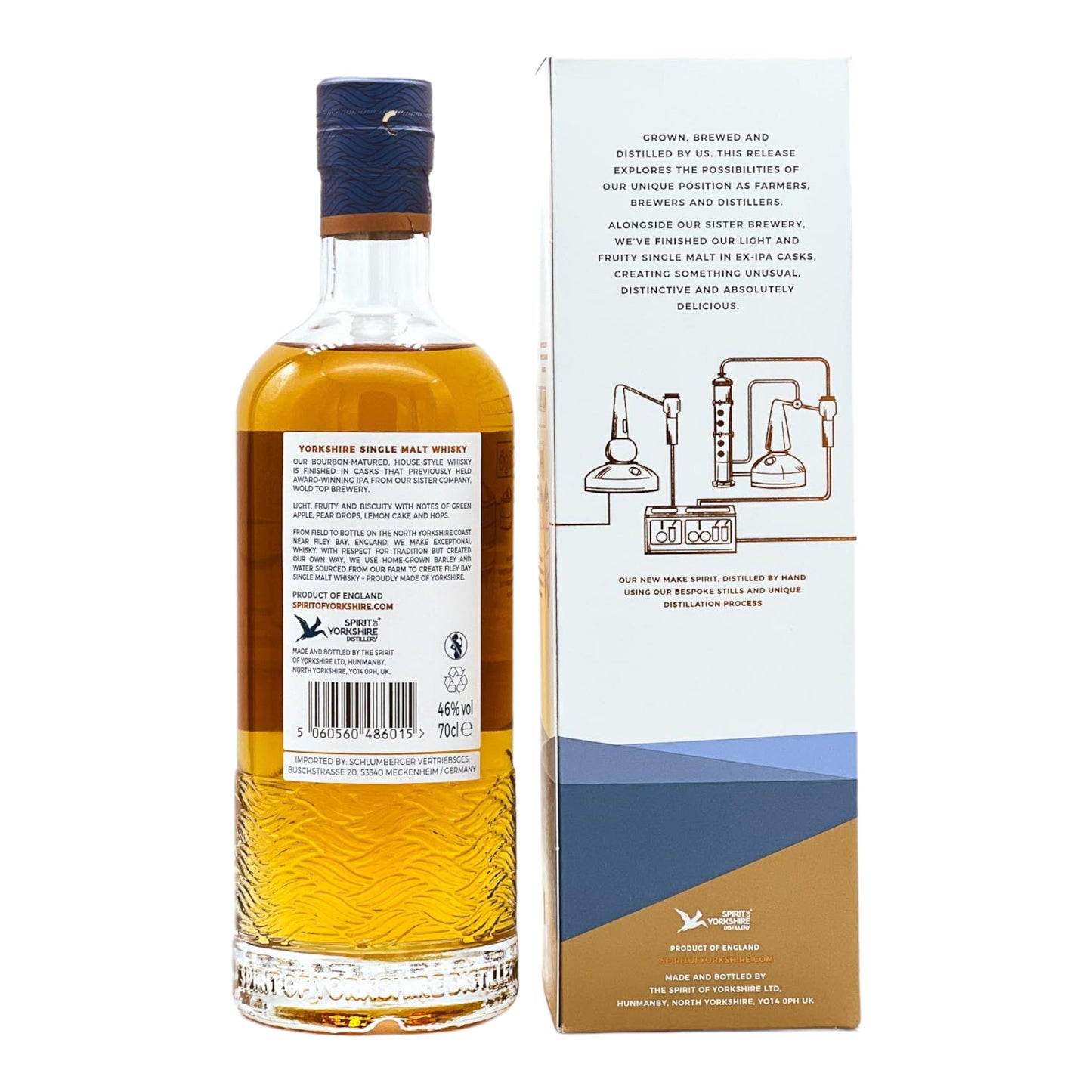 Filey Bay | IPA Finish Batch #1 | Spirit of Yorkshire | Yorkshire Single Malt Whisky | 0,7l | 46%GET A BOTTLE