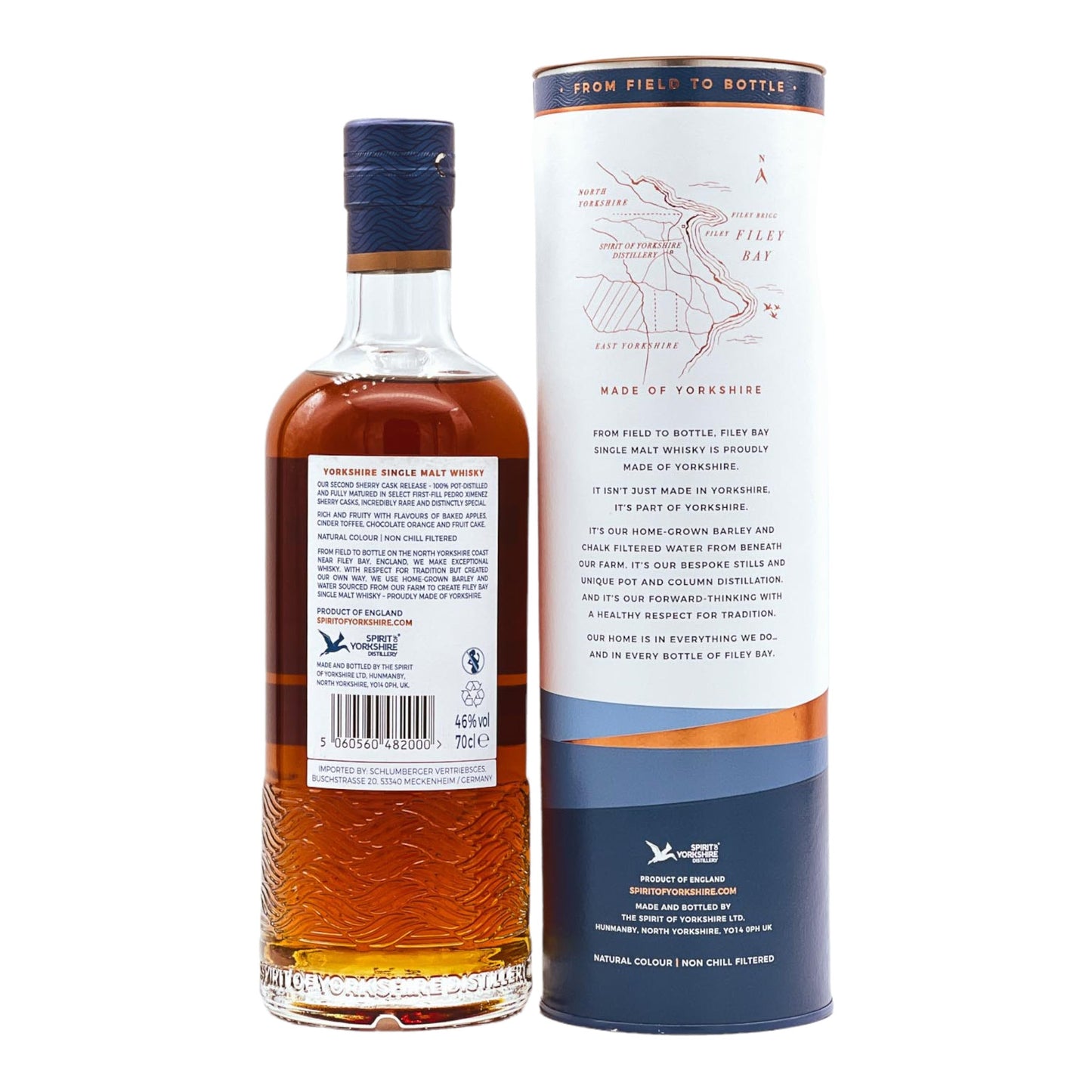 Filey Bay | Sherry Cask Reserve #2 | Spirit of Yorkshire | Yorkshire Single Malt Whisky | 0,7l | 46%GET A BOTTLE