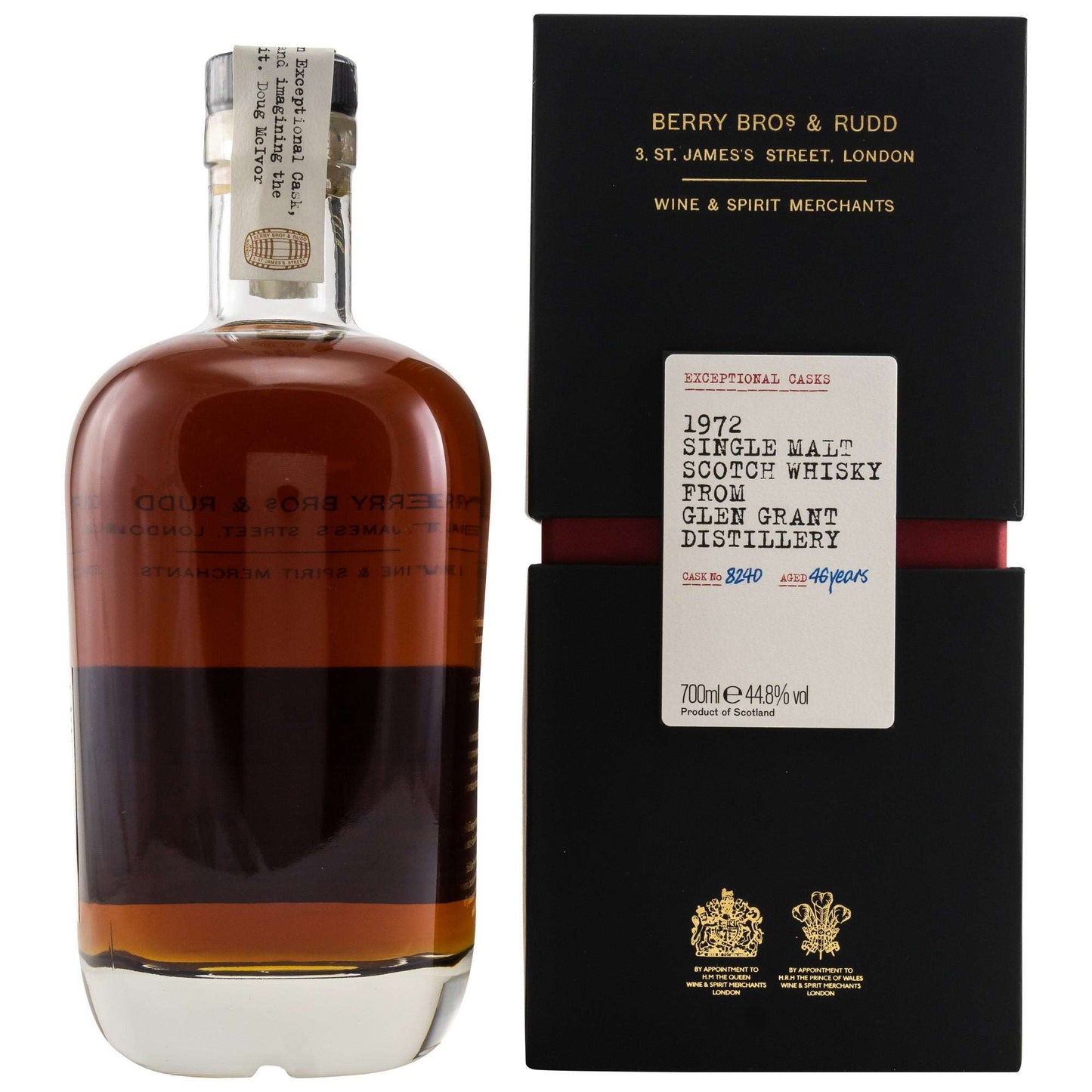 Glen Grant | 46 Jahre | 1972 | Berry Bros and Rudd | Cask #8240 | Exceptional Casks Serie | 0,7l | 44,8%GET A BOTTLE