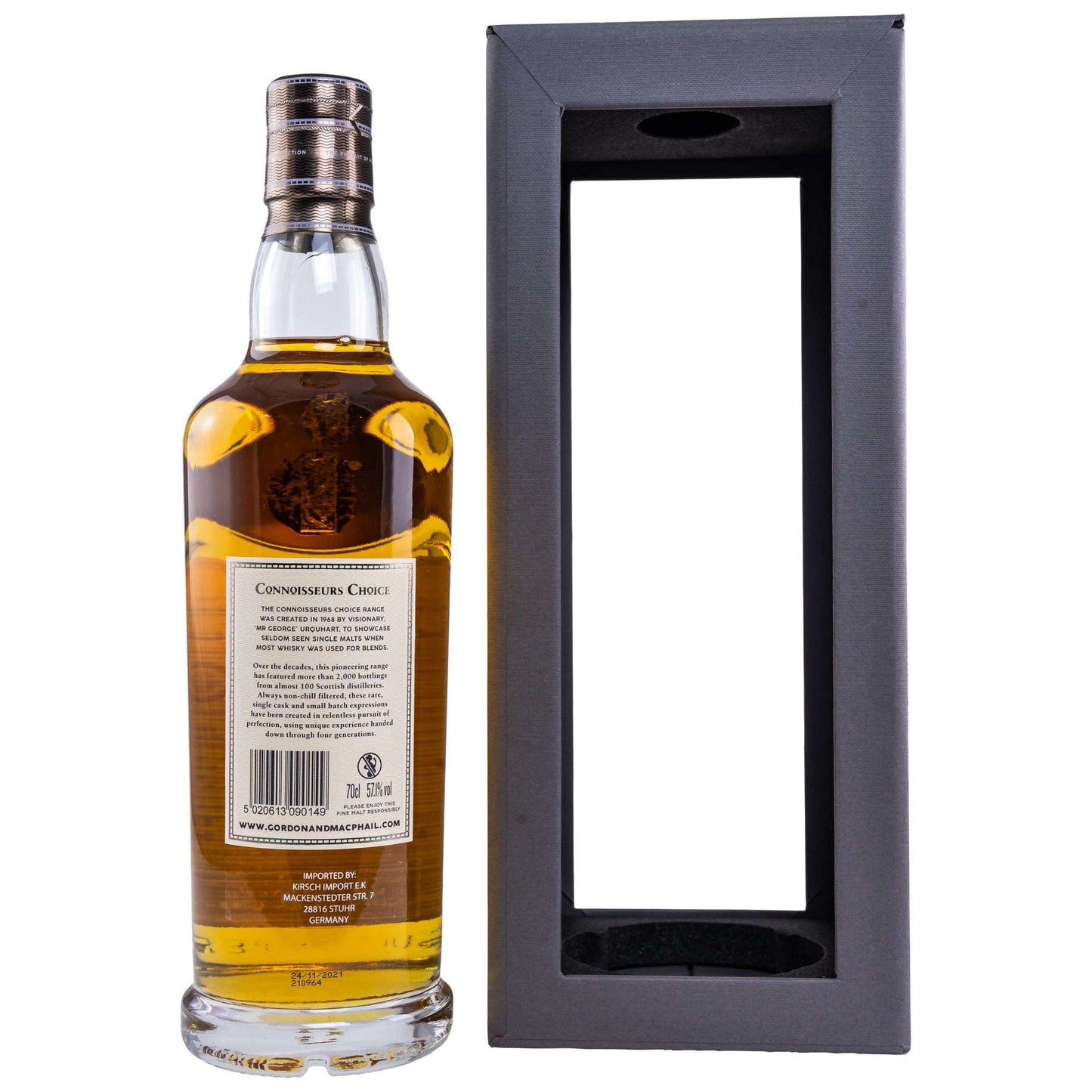 Glen Scotia | 21 Jahre | 2000/2021 | Batch #21/206 | Gordon & MacPhail | 0,7l | 57,1%GET A BOTTLE