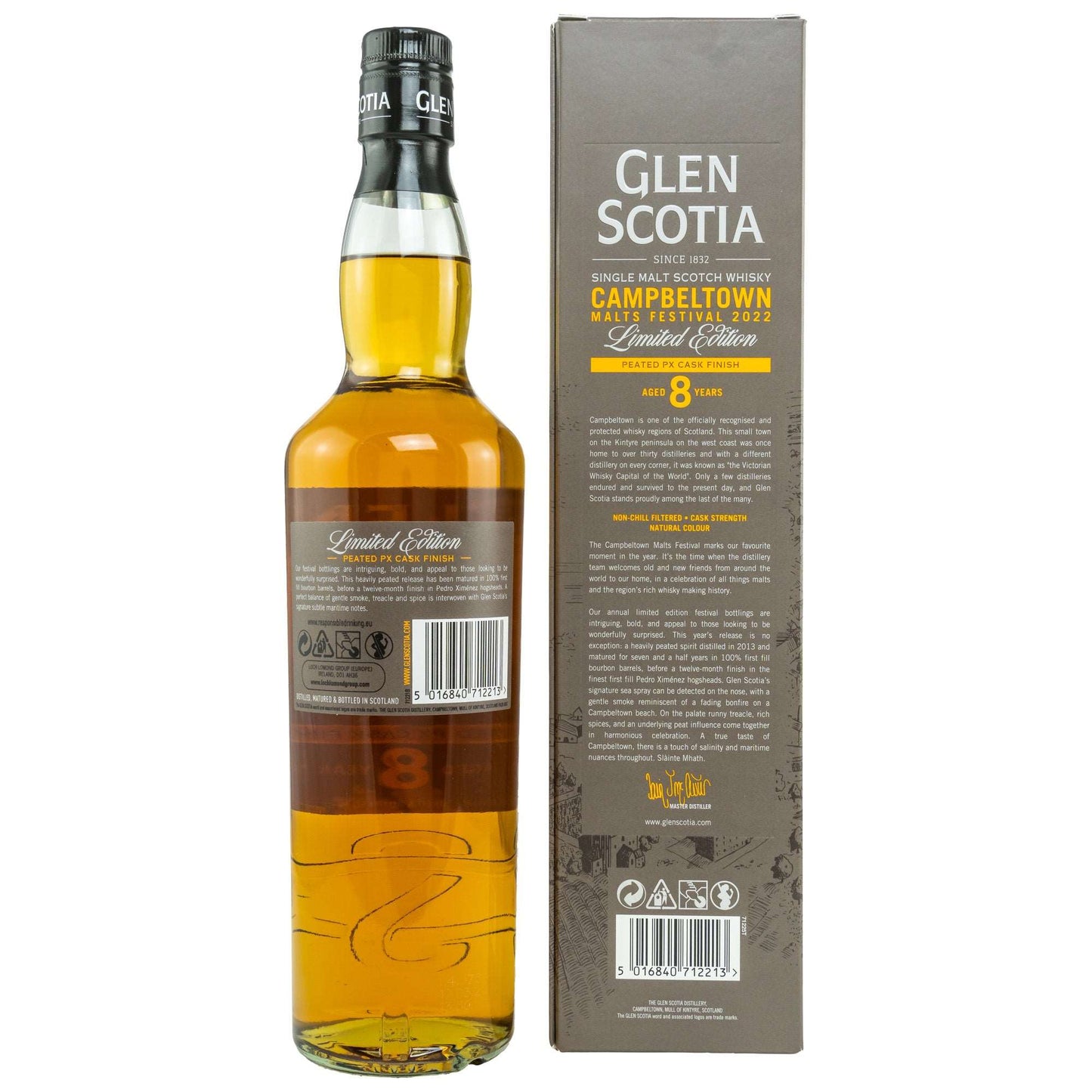 Glen Scotia | 8 Jahre | Campbeltown Malts Festival Edition 2022 | 0,7l | 56,5%GET A BOTTLE
