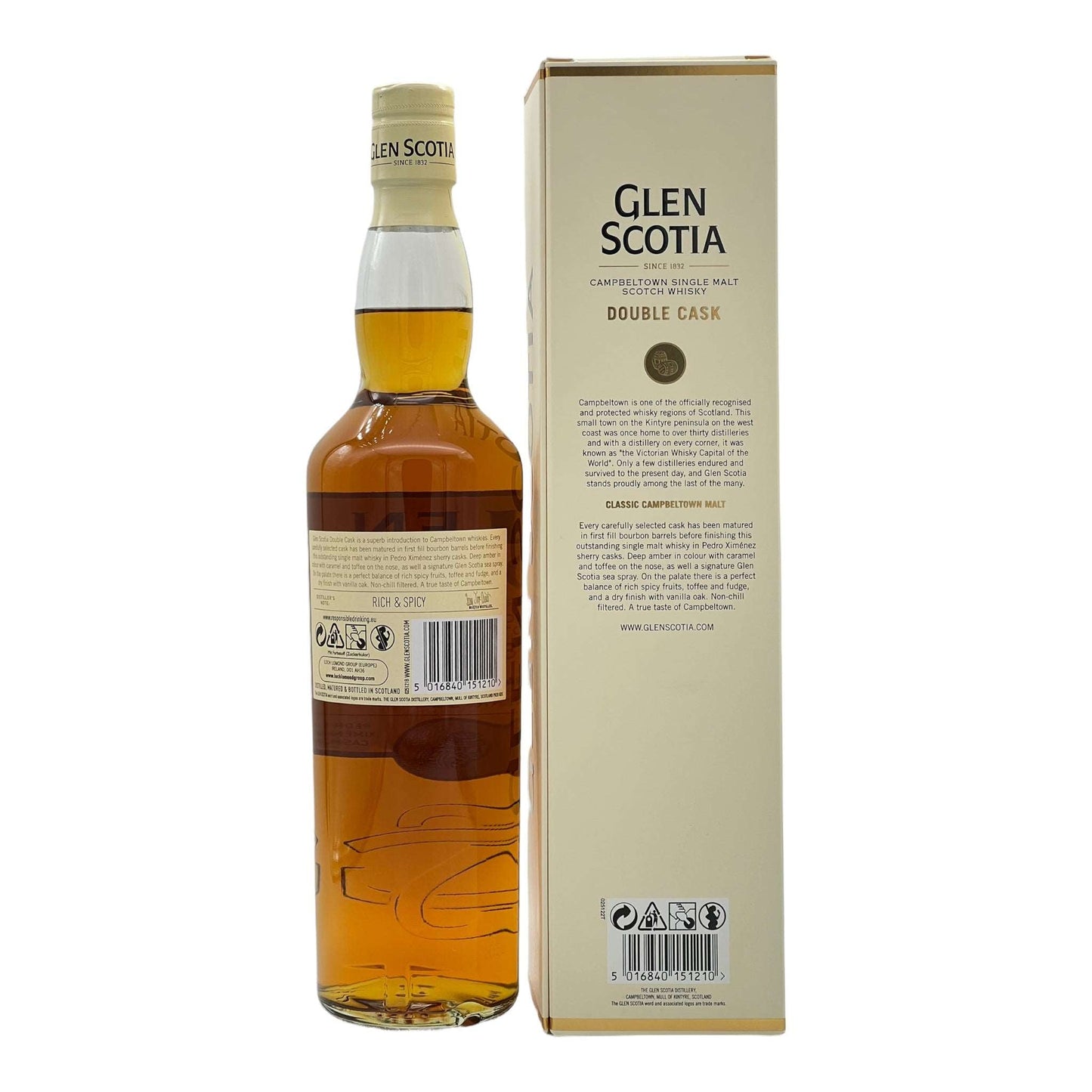 Glen Scotia | Double Cask | PX Cask Finish | Neues Design 2022 | 0,7l | 46%GET A BOTTLE