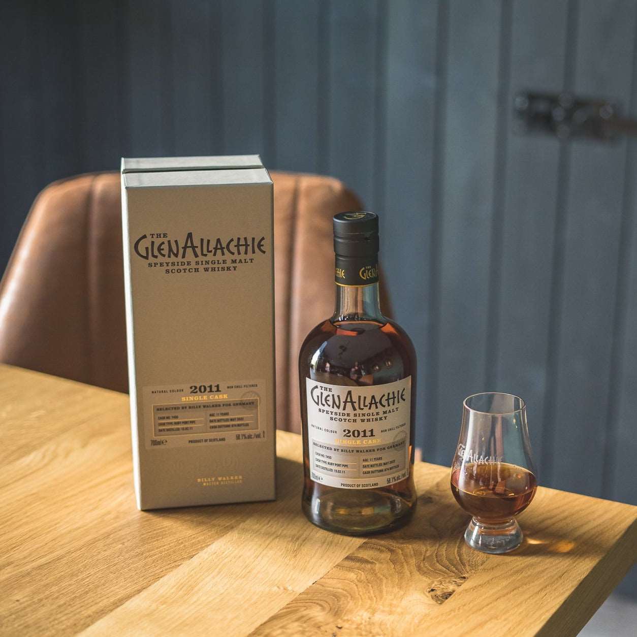 GlenAllachie | 11 Jahre | 2011/2022 | Ruby Port Pipe #7450 | Germany Exclusive | 0,7l | 58,1%GET A BOTTLE