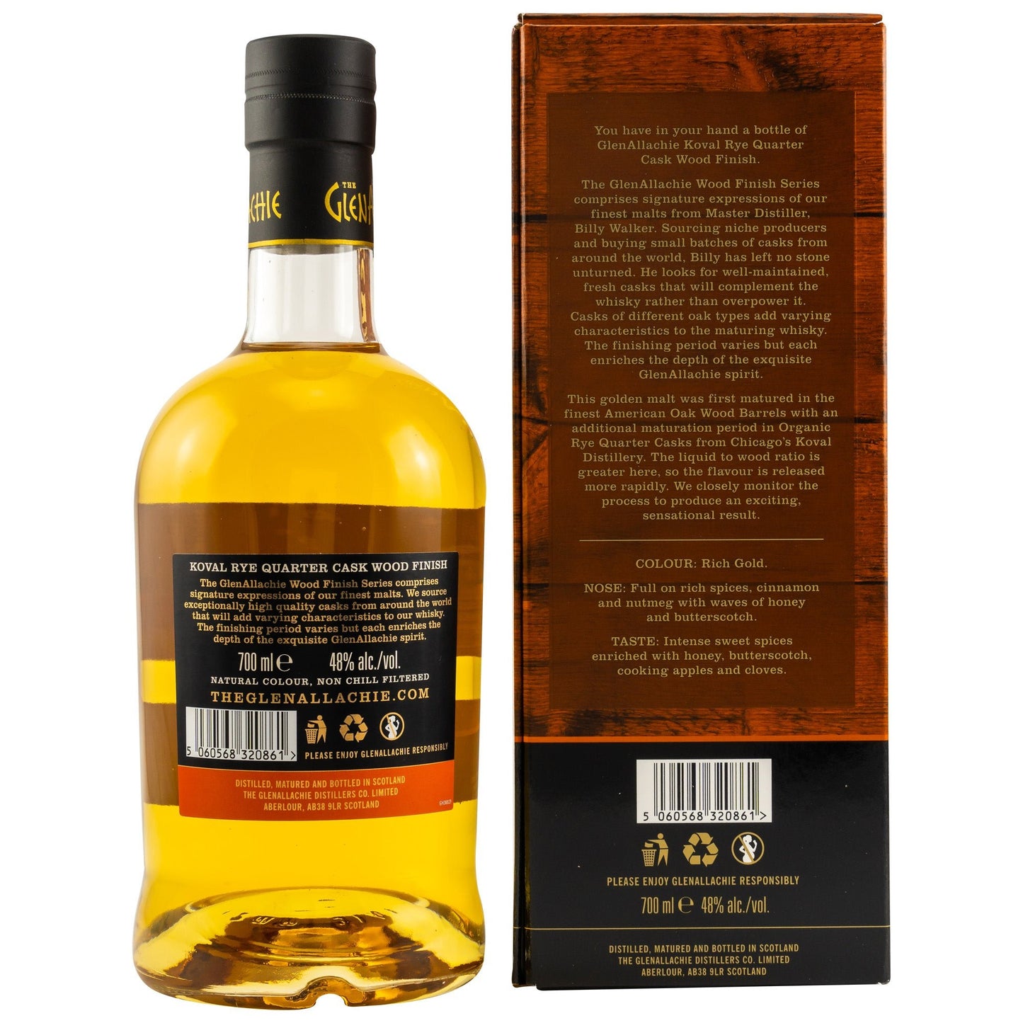 GlenAllachie | Koval Rye Quarter Cask | 8 Jahre | 48%GET A BOTTLE