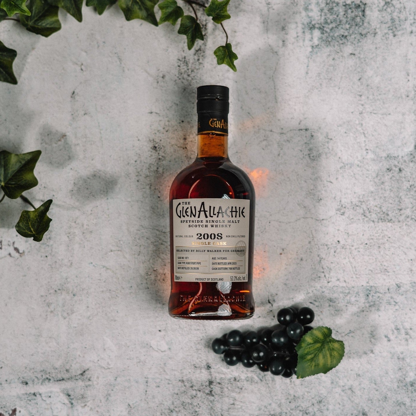 GlenAllachie | Ruby Port Pipe #1871 | 14 Jahre | 2008/2023 | 53,3%GET A BOTTLE