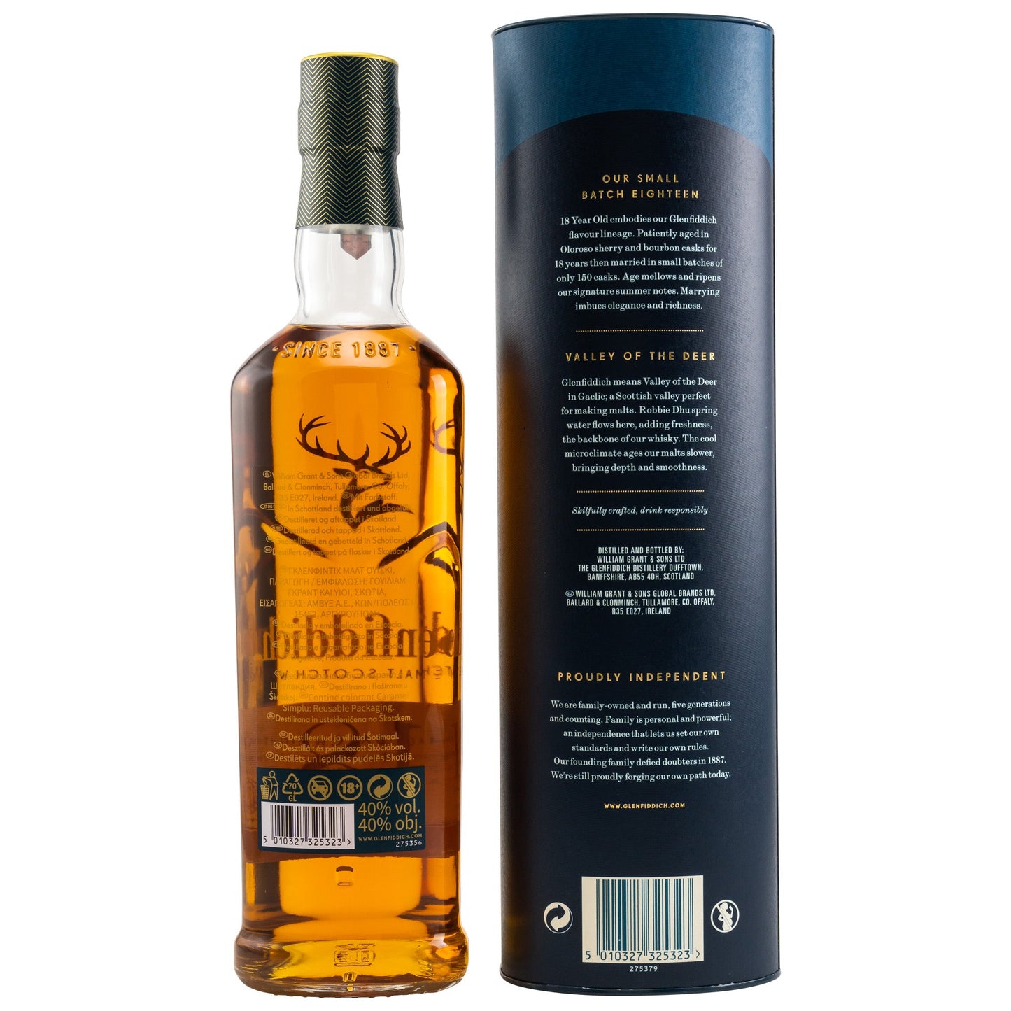 Glenfiddich | 18 Jahre | Small Batch | 0,7l | 40%GET A BOTTLE