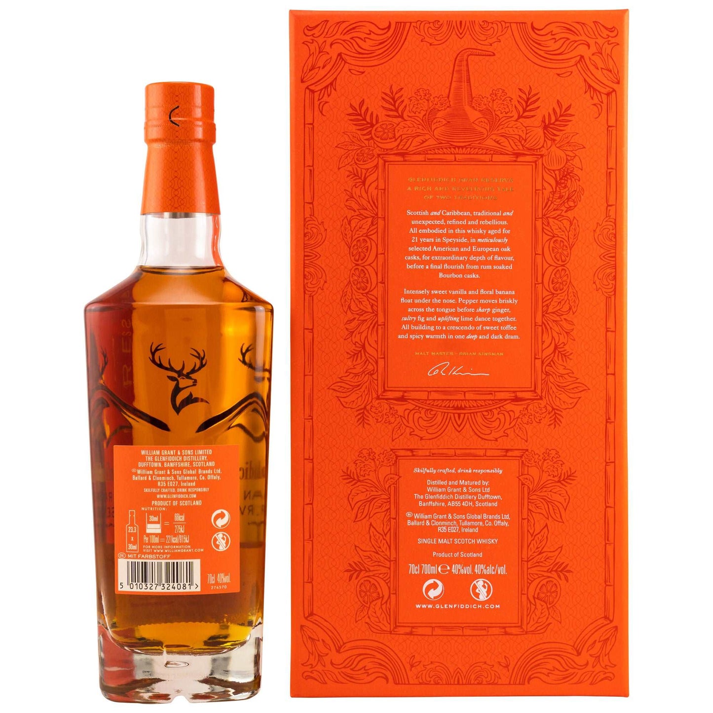 Glenfiddich | 21 Jahre | Gran Reserva | 0,7l | 40%GET A BOTTLE