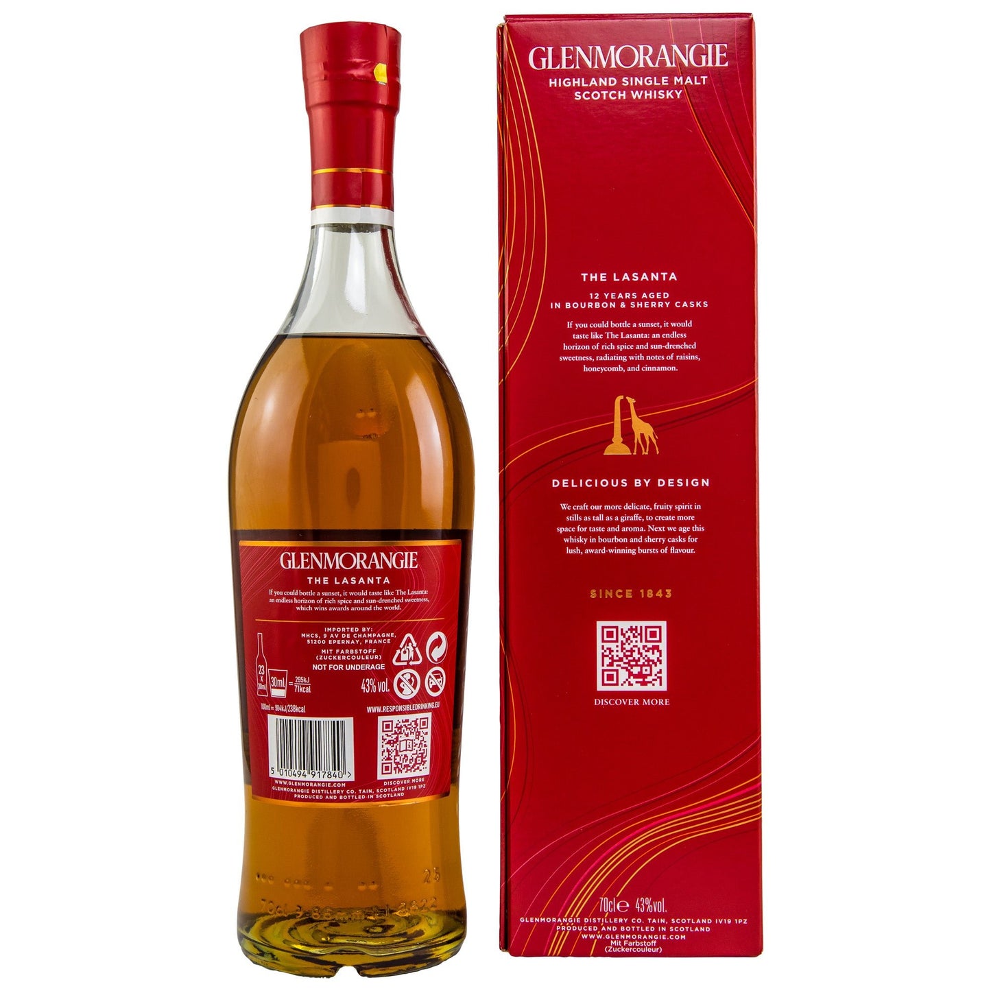 Glenmorangie | 12 Jahre | The Lasanta | Neue Ausstattung | 0,7l | 43%GET A BOTTLE