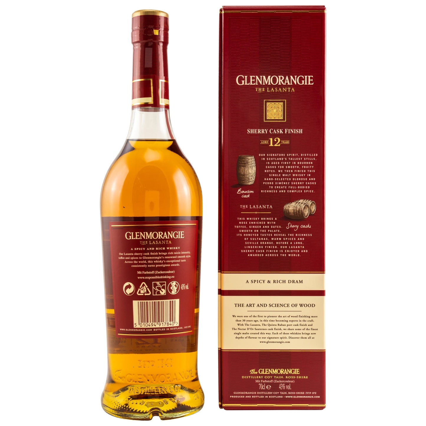 Glenmorangie | 12 Jahre | The Lasanta | 0,7l | 43%GET A BOTTLE
