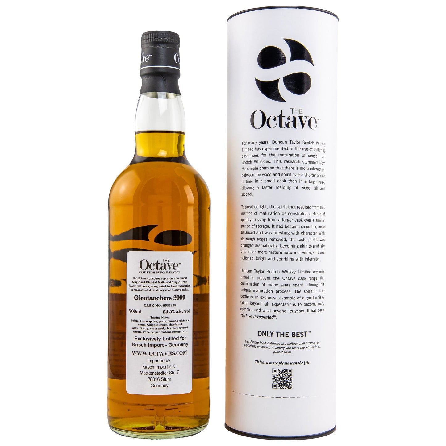 Glentauchers | 13 Jahre | 2009/2022 | The Octave | Duncan Taylor | Single Cask #8537439 | 0,7l | 53,5%GET A BOTTLE