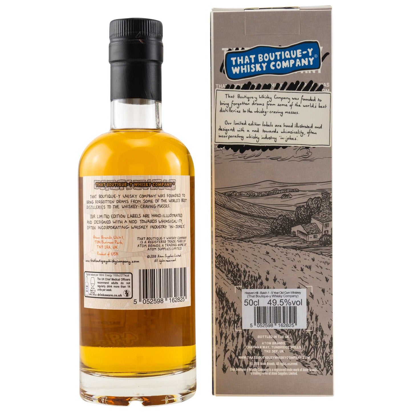 Heaven Hill | 9 Jahre | Batch 1 | TBWC | Straight Corn Whiskey | 0,5l | 49,5%GET A BOTTLE