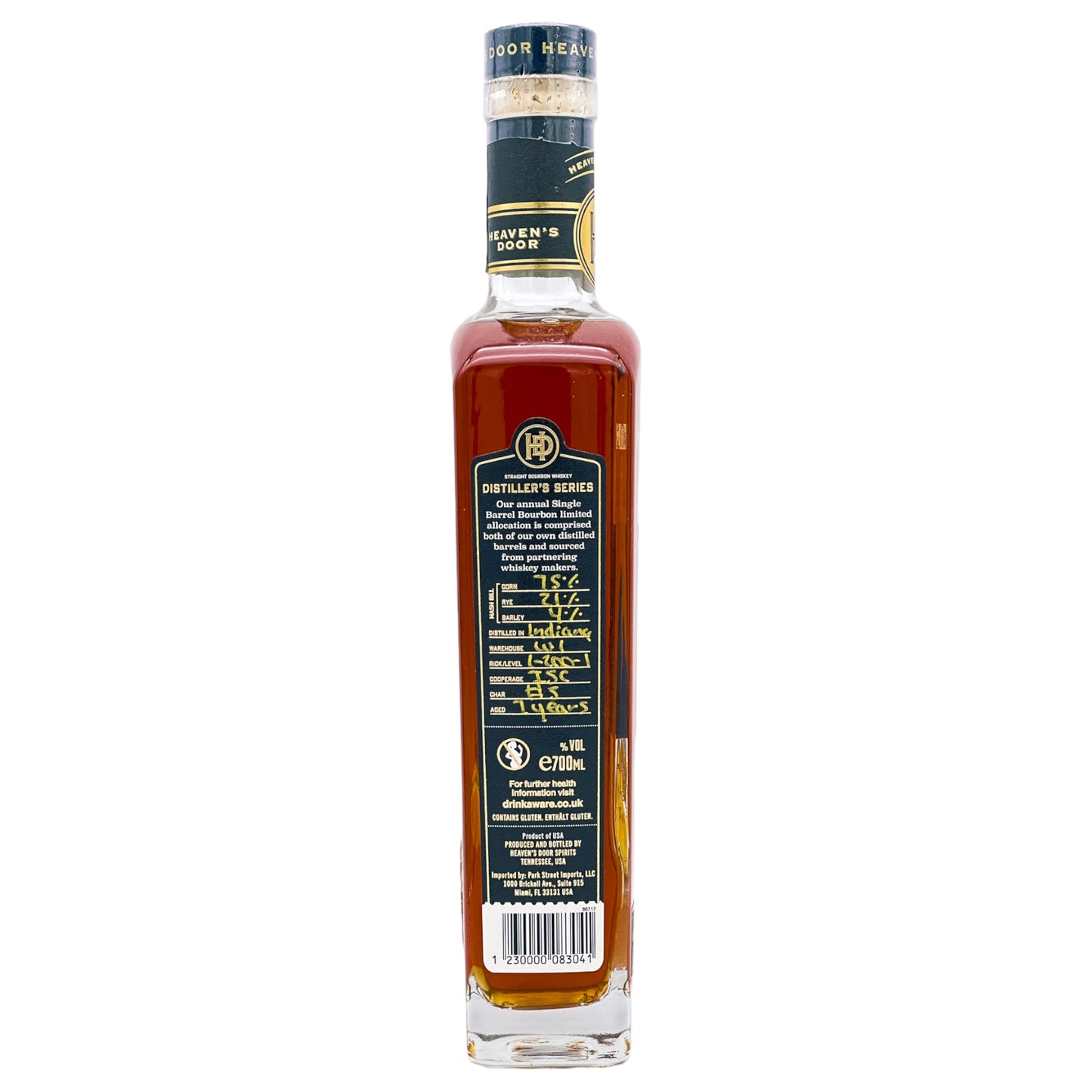 Heaven's Door | Schlumberger Selection 4 | Single Barrel | Straight Bourbon | 58,15%GET A BOTTLE