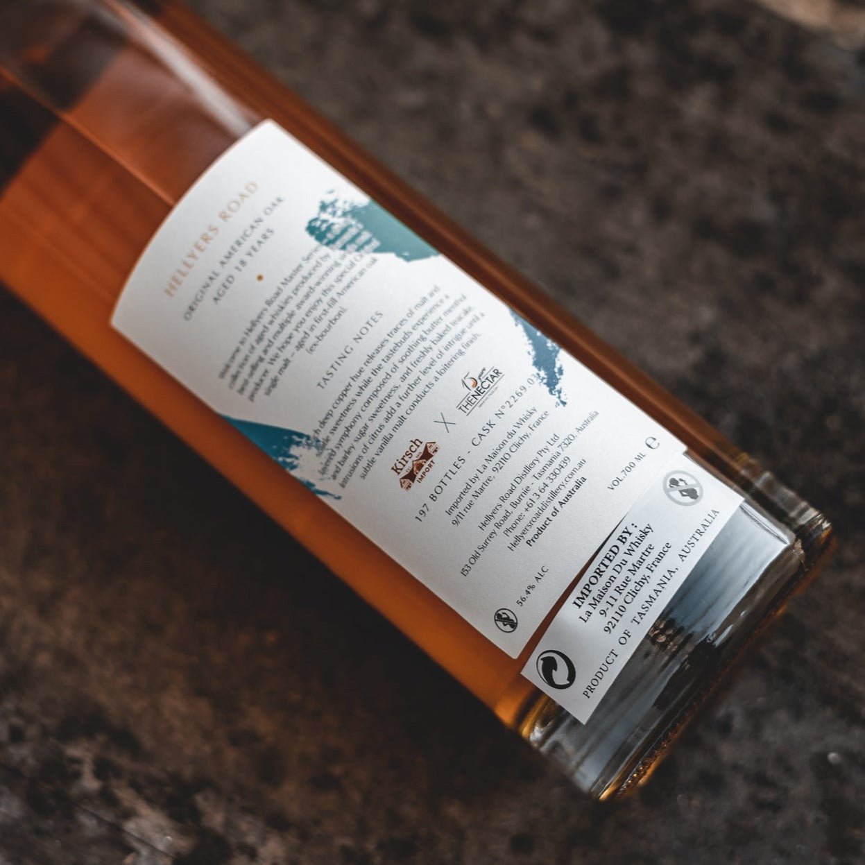 Hellyers Road | 18 Jahre | Cask #2269.03 | Original American Oak | Tasmania Whisky | 0,7l | 56,4%GET A BOTTLE