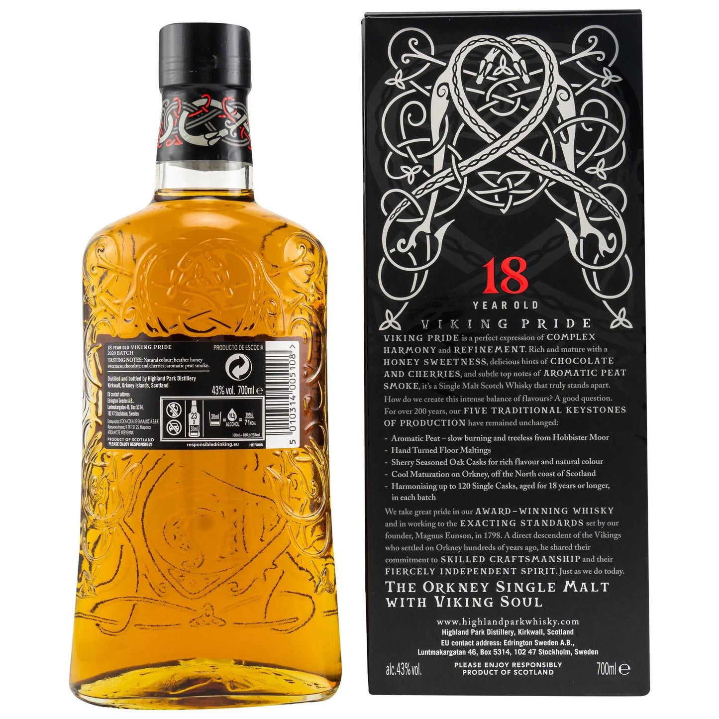 Highland Park | 18 Jahre | Viking Pride | 2020 Batch | 0,7l | 43%GET A BOTTLE