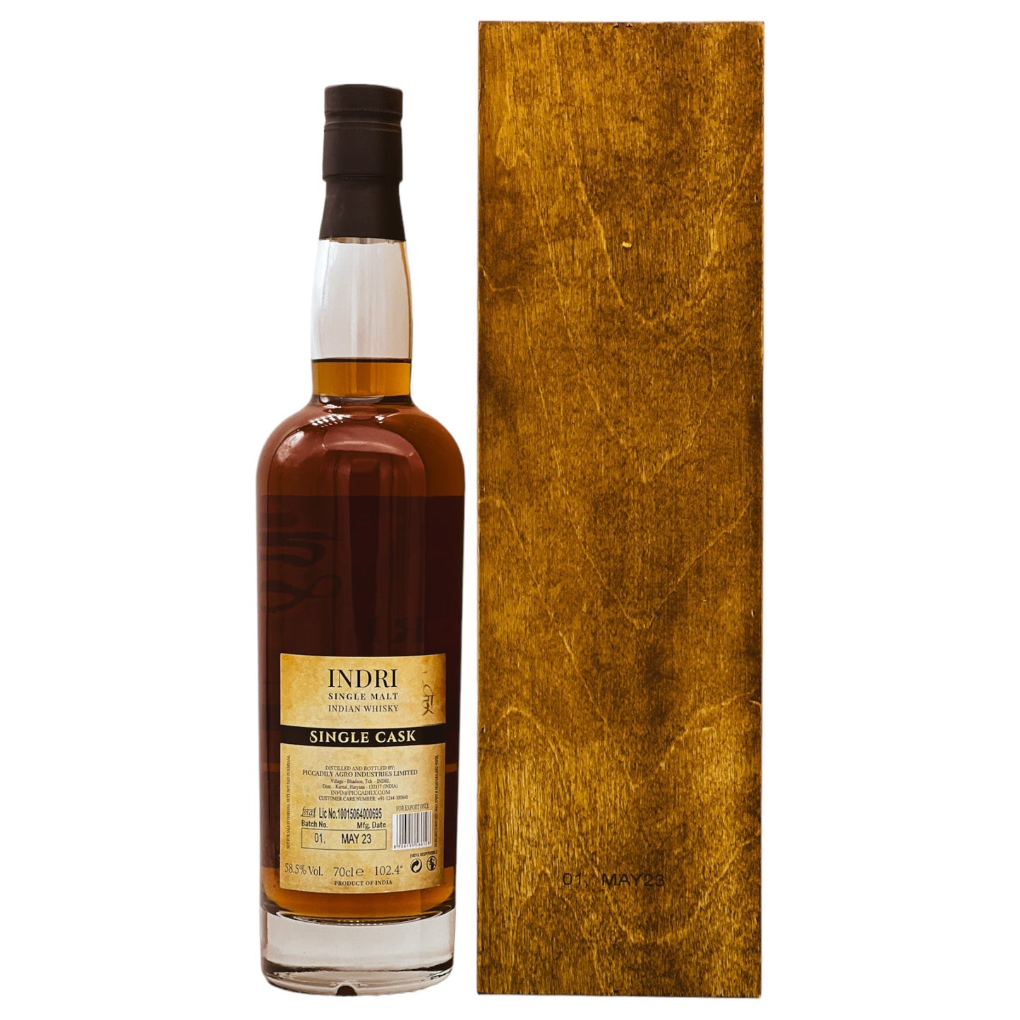Indri | Single Cask Bourbon #1449 | 7 Jahre | Indian Whisky | 58,5%GET A BOTTLE