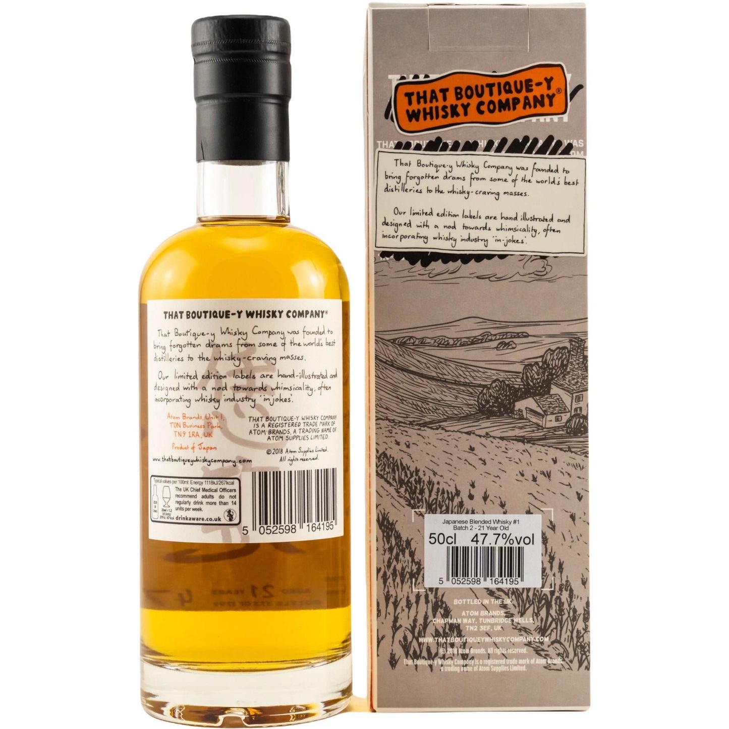 Japanese Blended Whisky #1 | 21 Jahre | Batch 2 | TBWC | 0,5l | 47,7%GET A BOTTLE