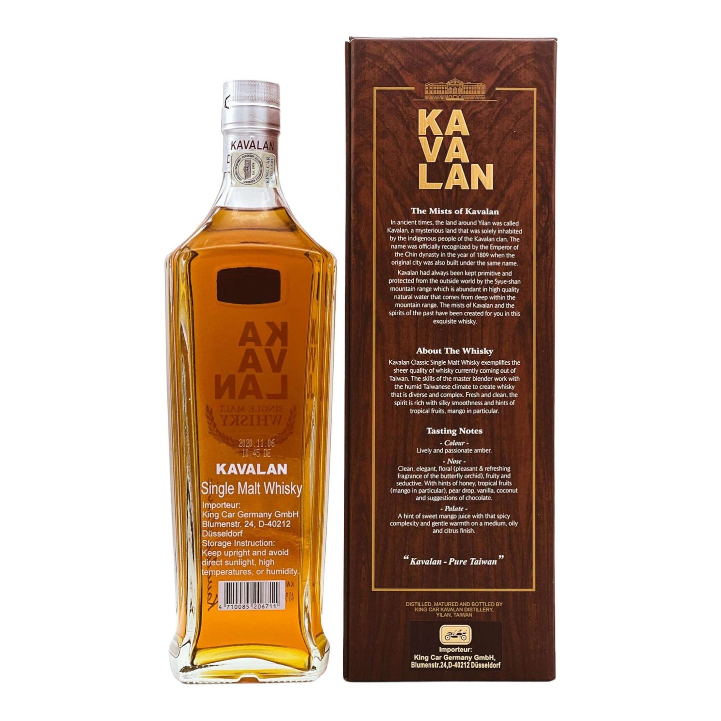 Kavalan | Classic | Single Malt Taiwanese Whisky | 0,7l | 40%GET A BOTTLE